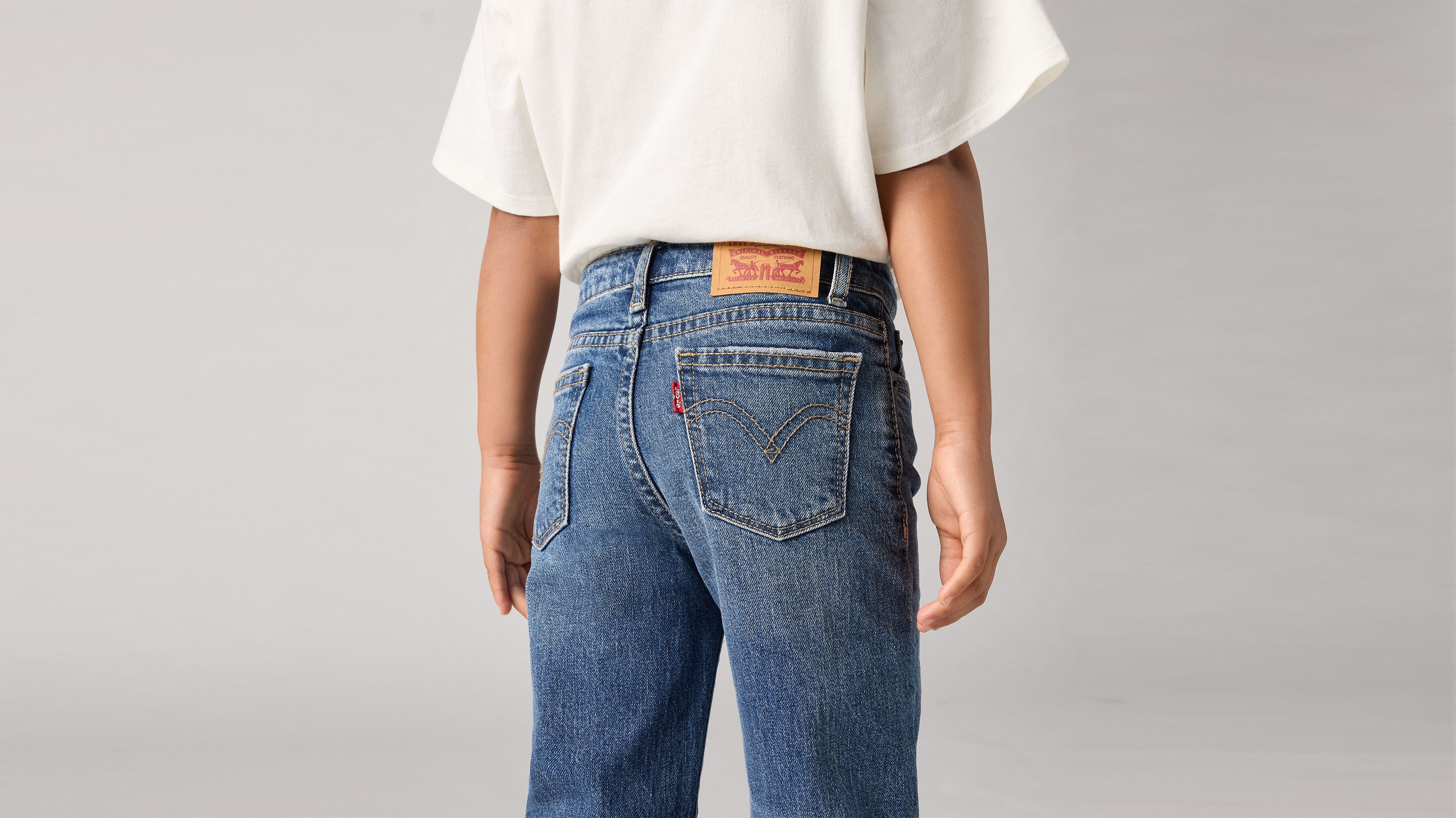 Jeans a gamba ampia Destruction bambina 3