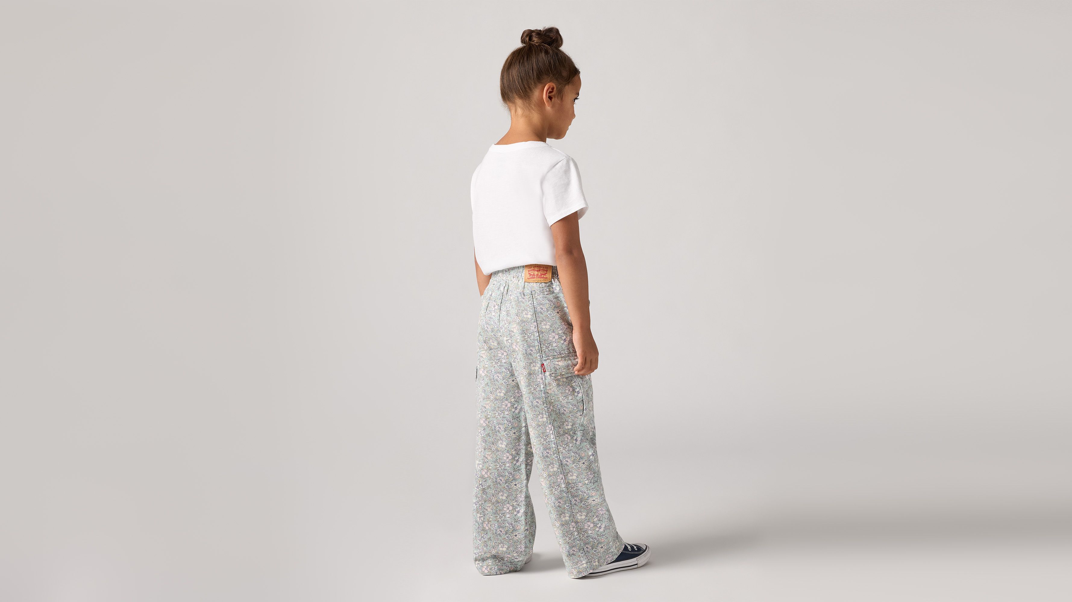 Pantalones cargo Twill '94 Baggy de pierna ancha infantiles 2