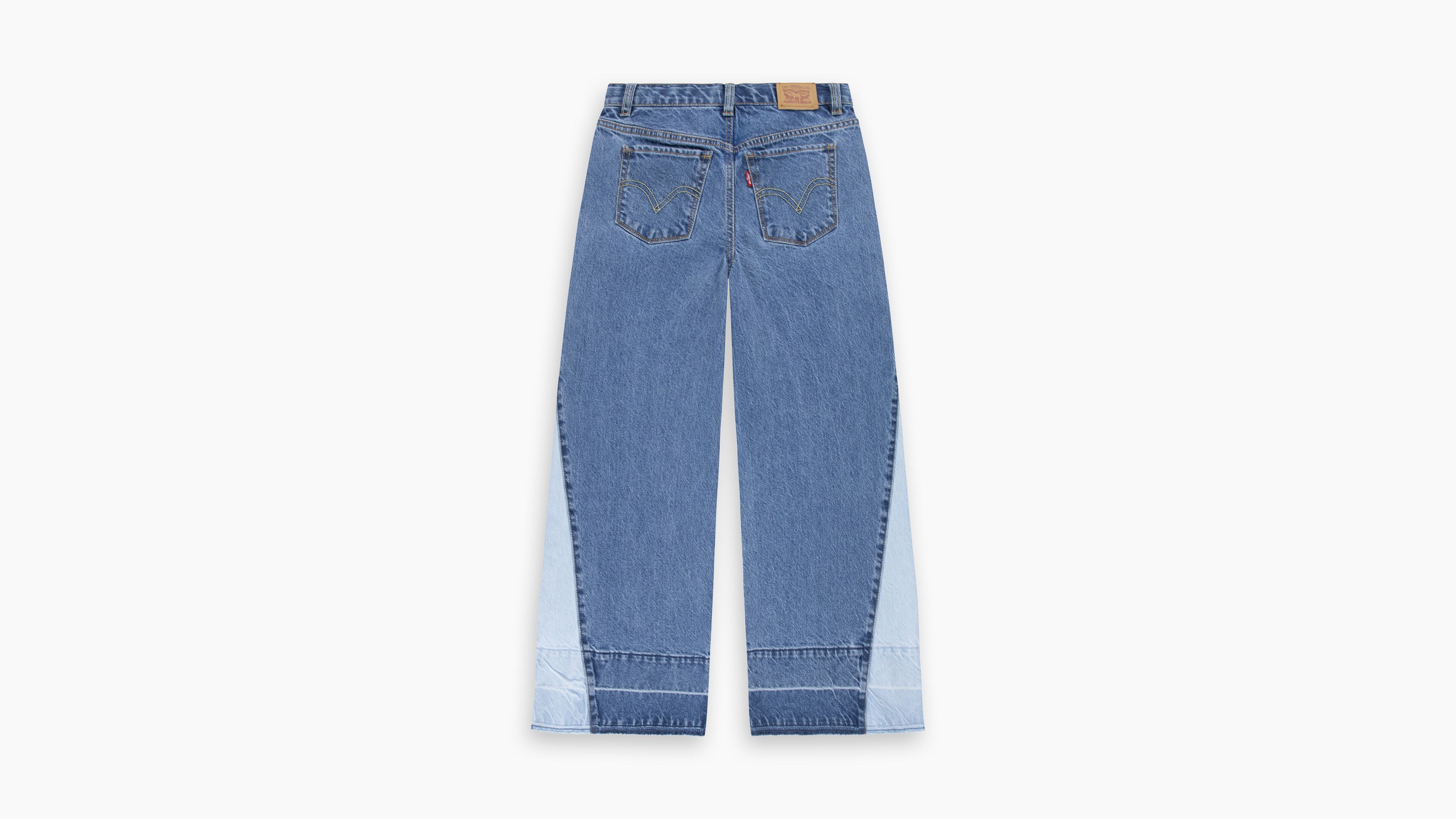 【SATIIIZ】Rannon Wide Teen Blue Denim Pants SATIIIZ】Rannon Wide Teen Blue Denim Pants (SATiiiZ/デニム