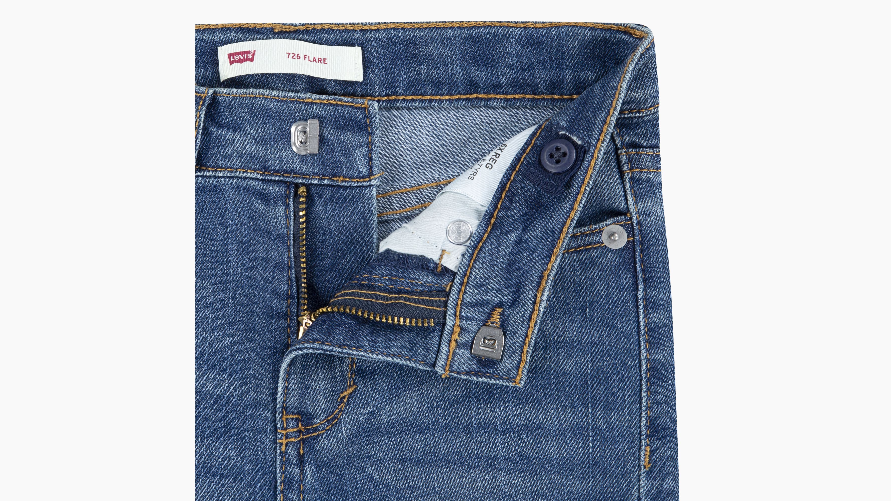 726™ utsvängda jeans med hög midja för barn 3