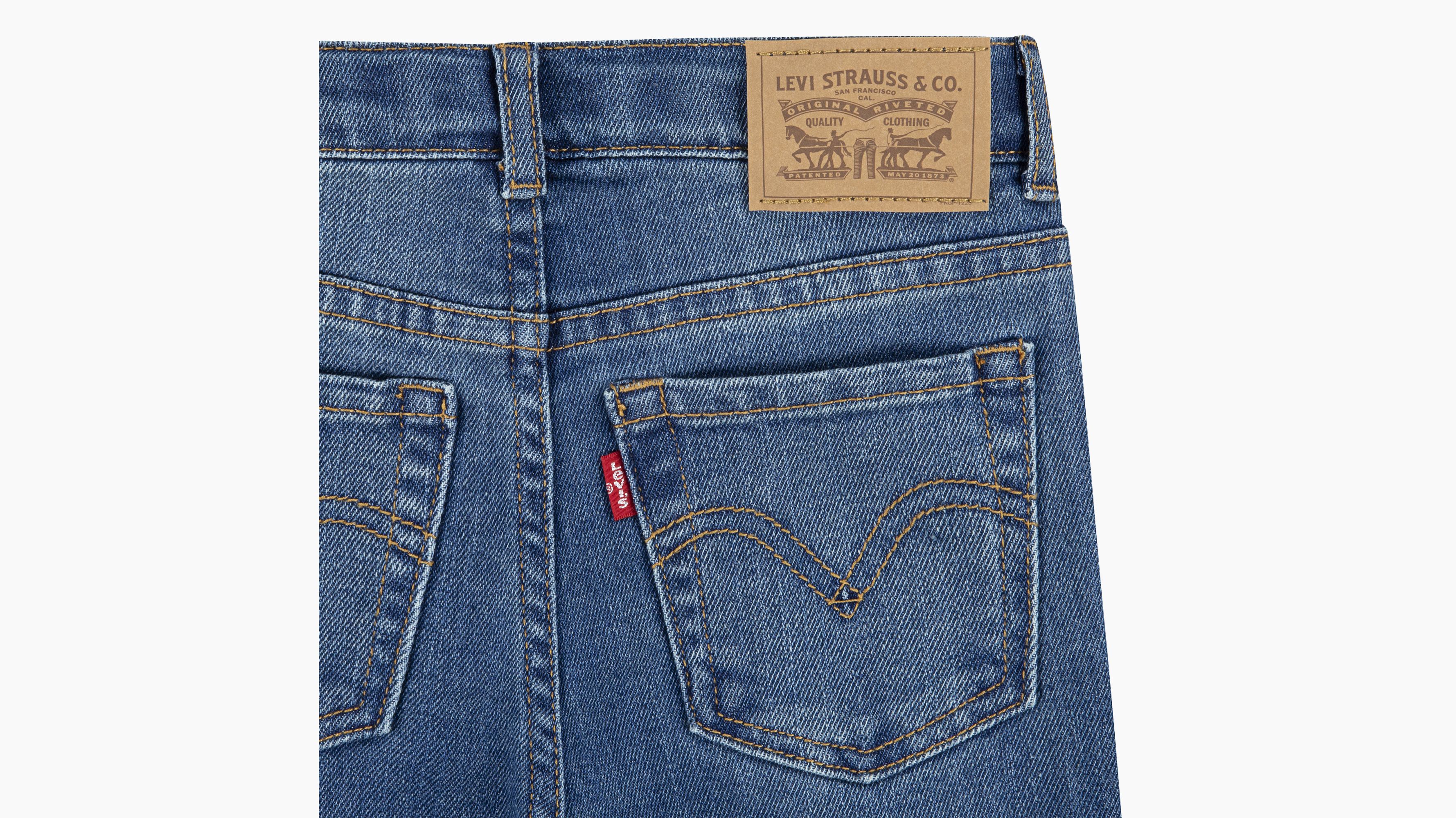 726™ utsvängda jeans med hög midja för barn 4