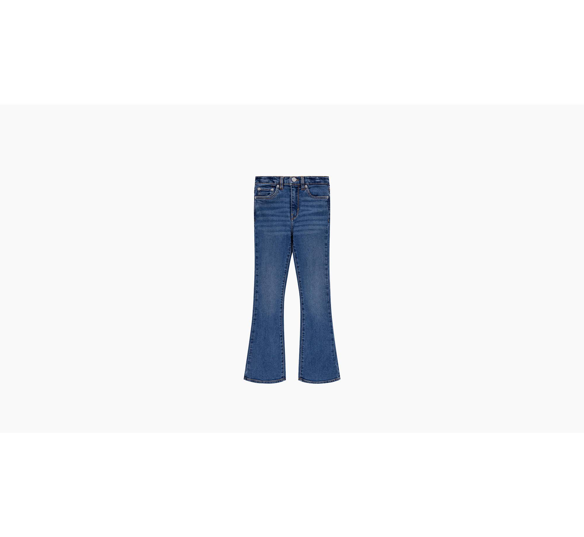 726™ jeans med høj talje og svaj til teenagere 1