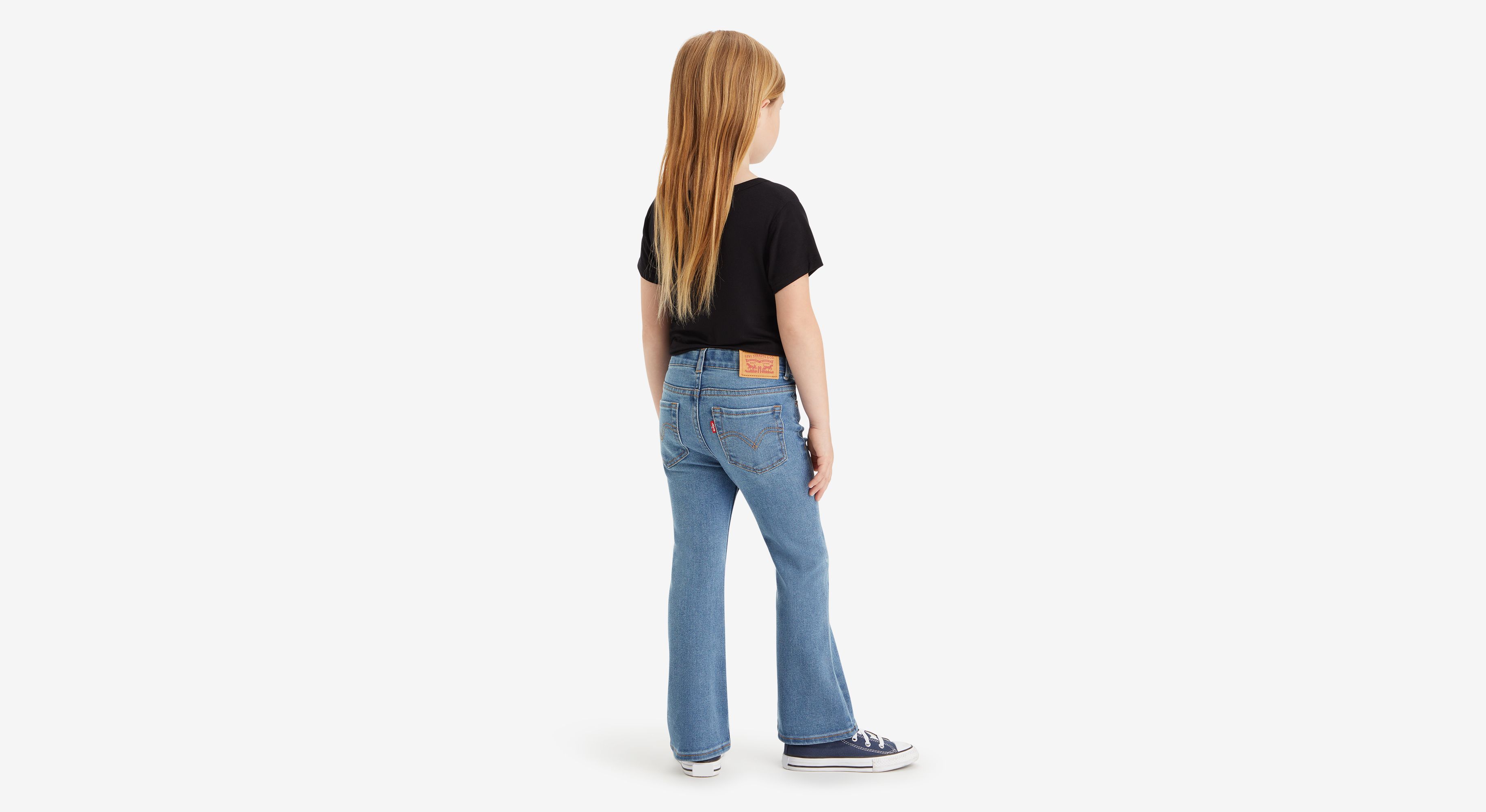 Levi's Lvg 726 Jean Évasé Taille Haute Pantalon Décontracté Bébé Fille
