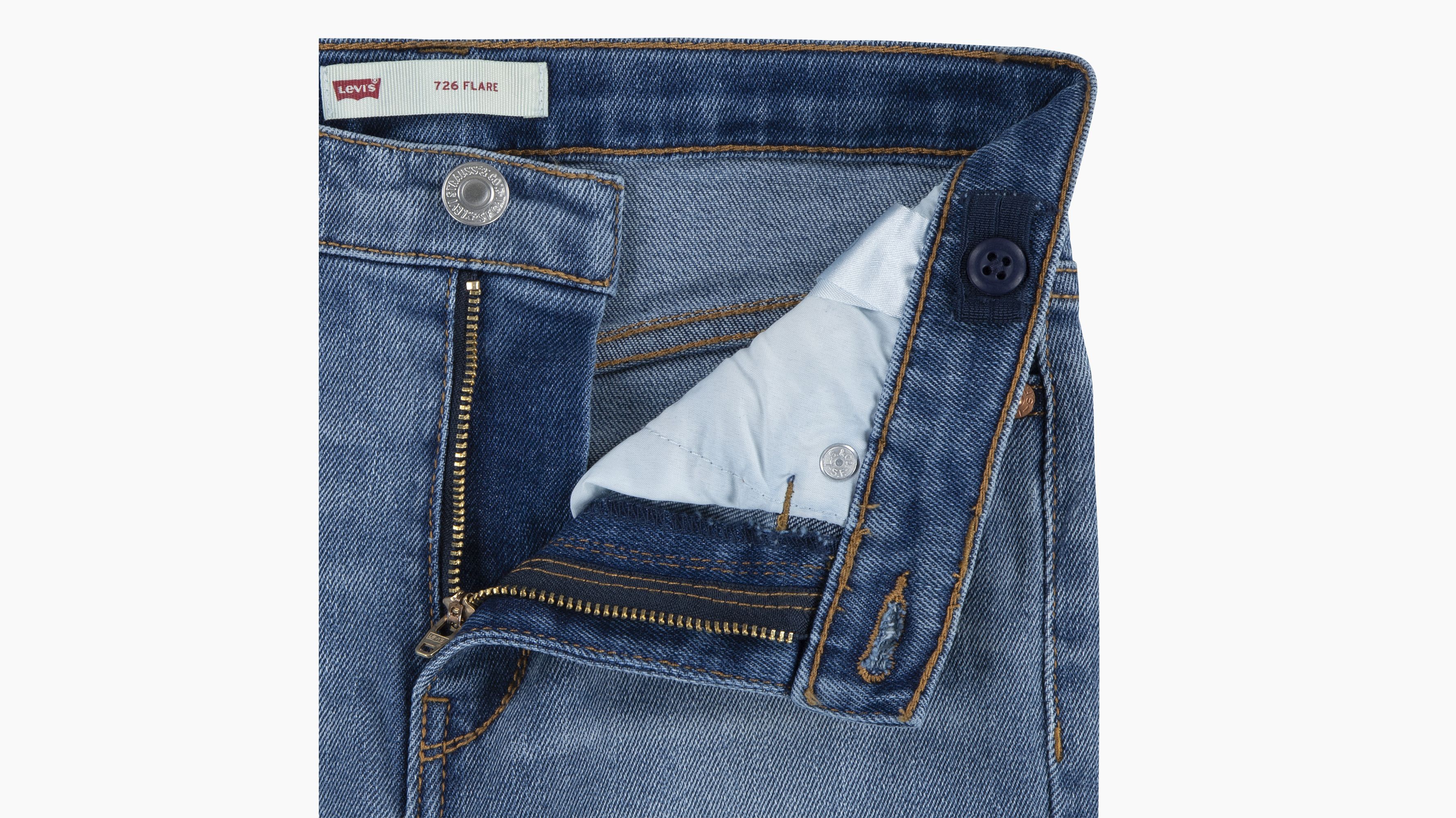 Jean 726™ taille haute crop flare Ado 3