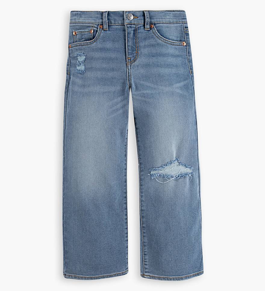 Teenager Crop Jeans - weites Bein 1