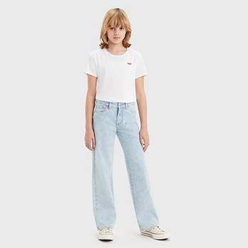 Jeans med brede ben til teenagere 1