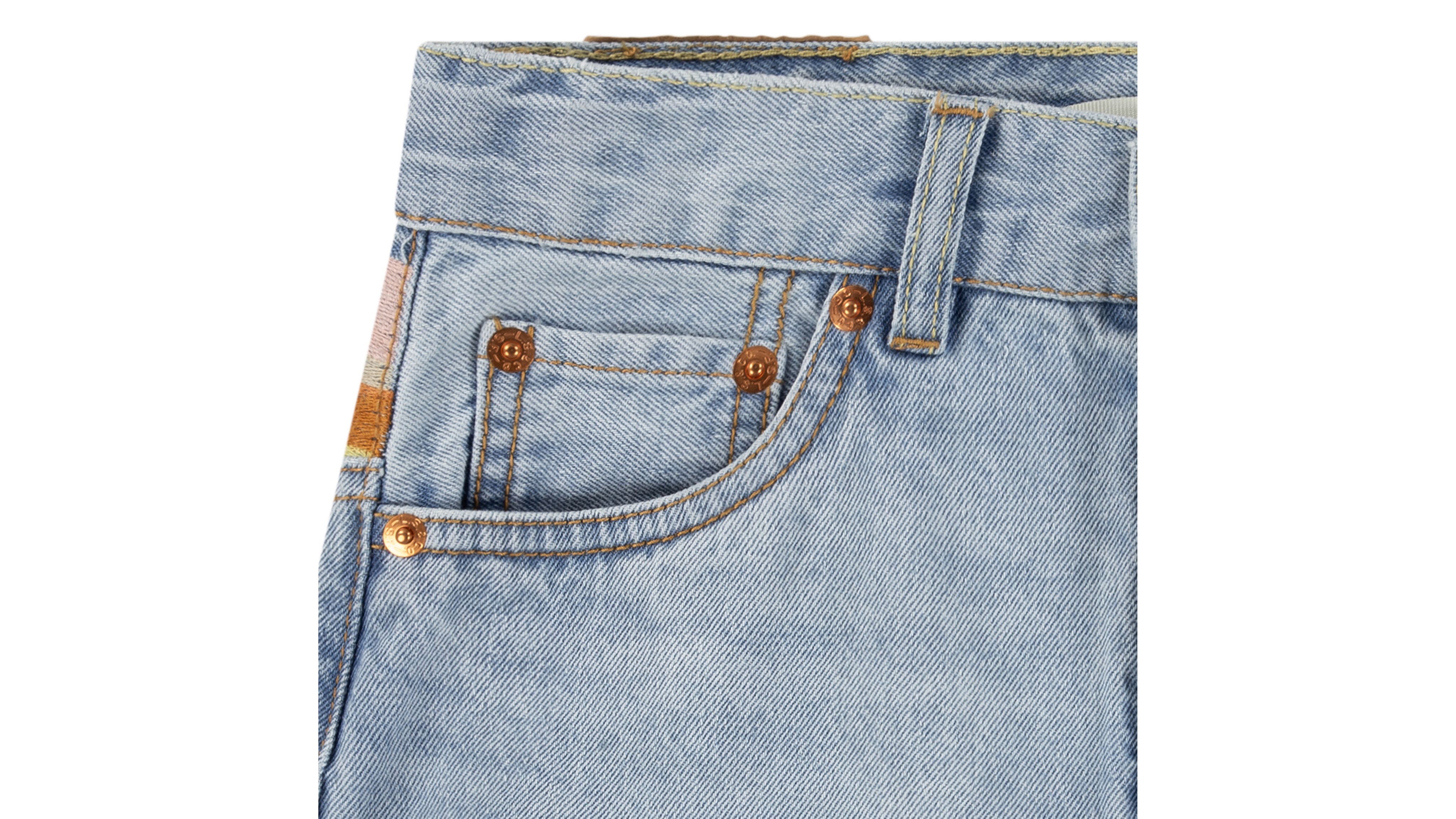 Teenager Mini Mom Shorts With Embroidery 10