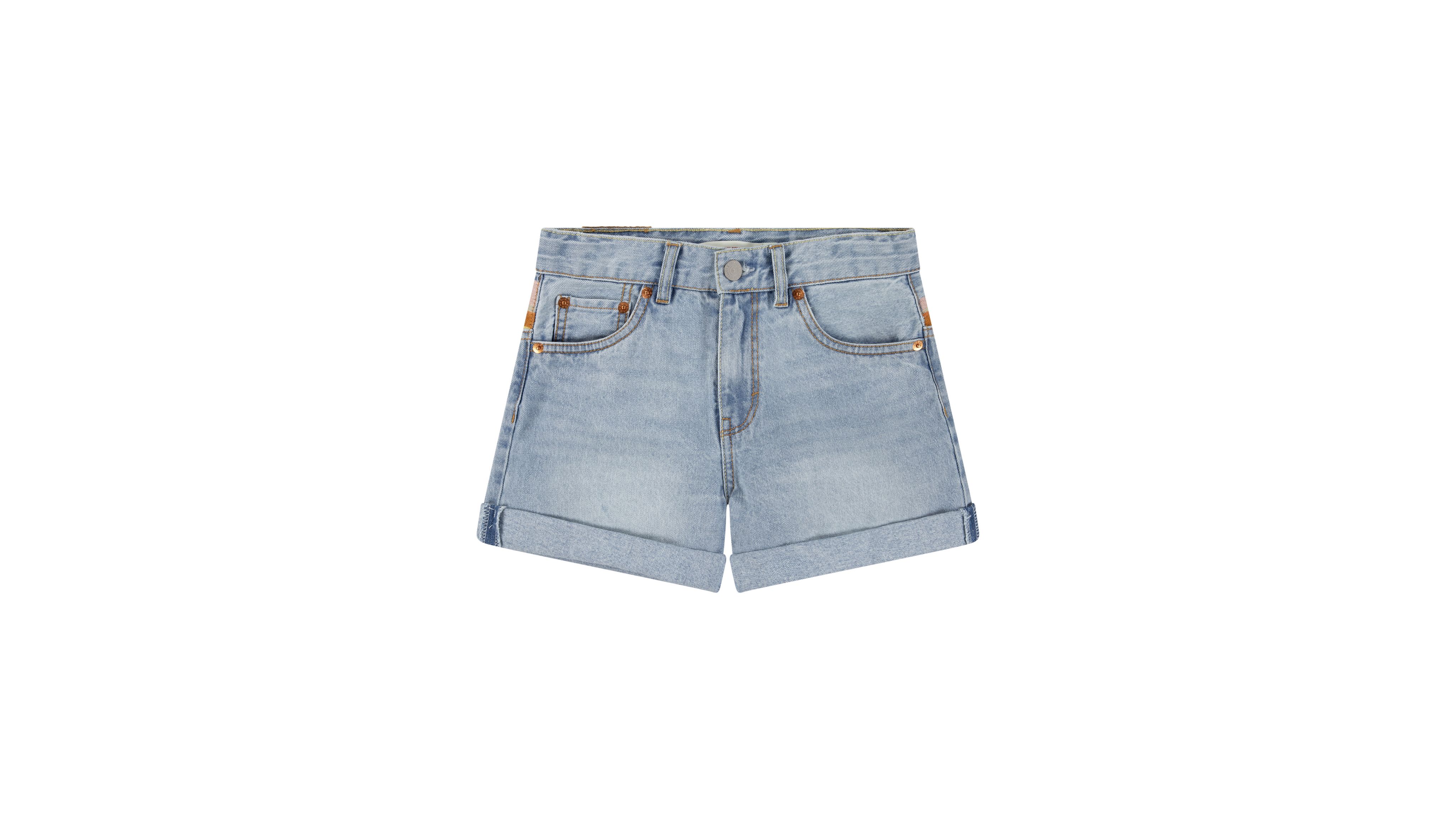 Teenager Mini Mom Shorts With Embroidery 5