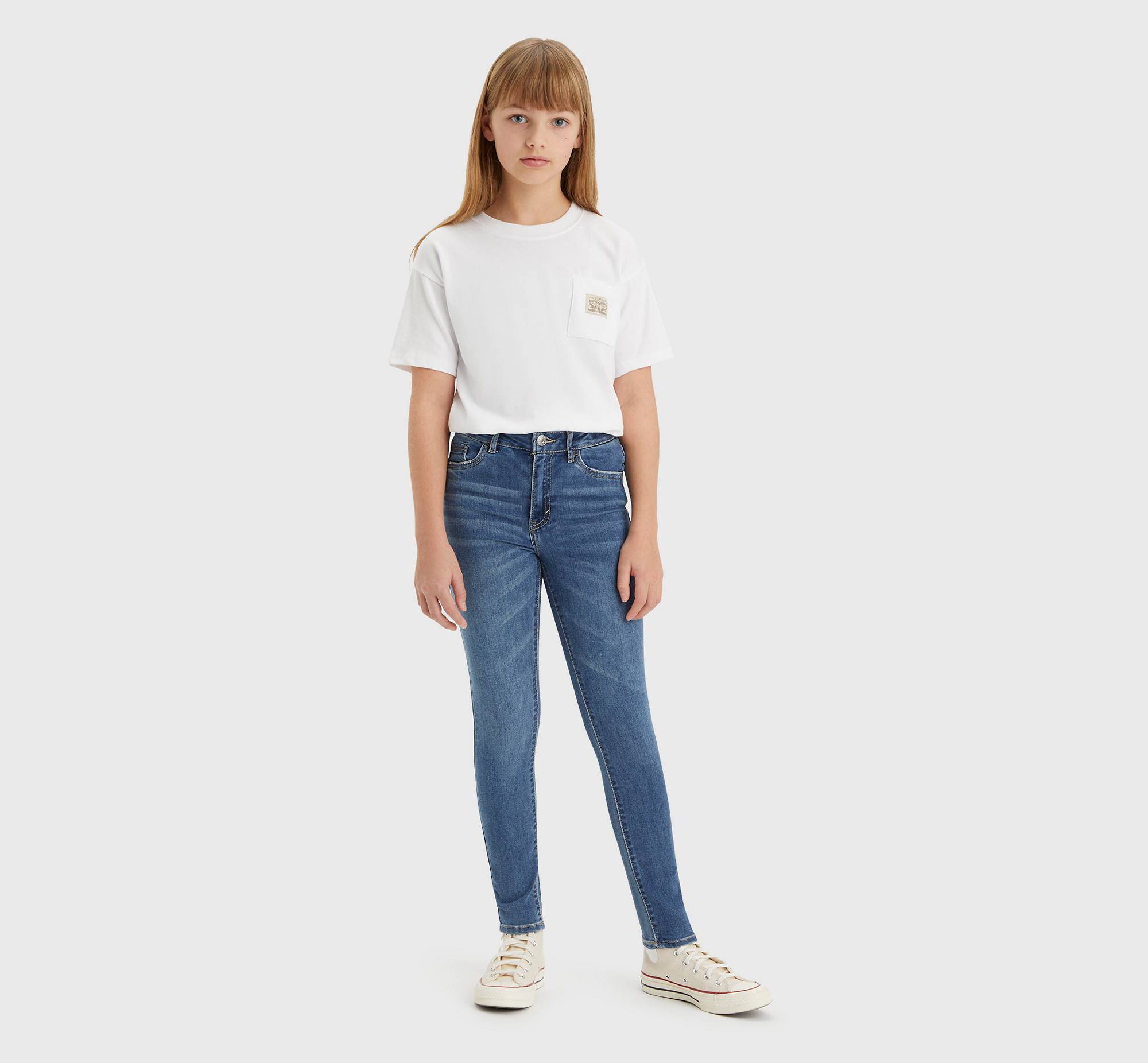 Teenager 720™ High Rise Super Skinny Jeans - White | Levi's® FI