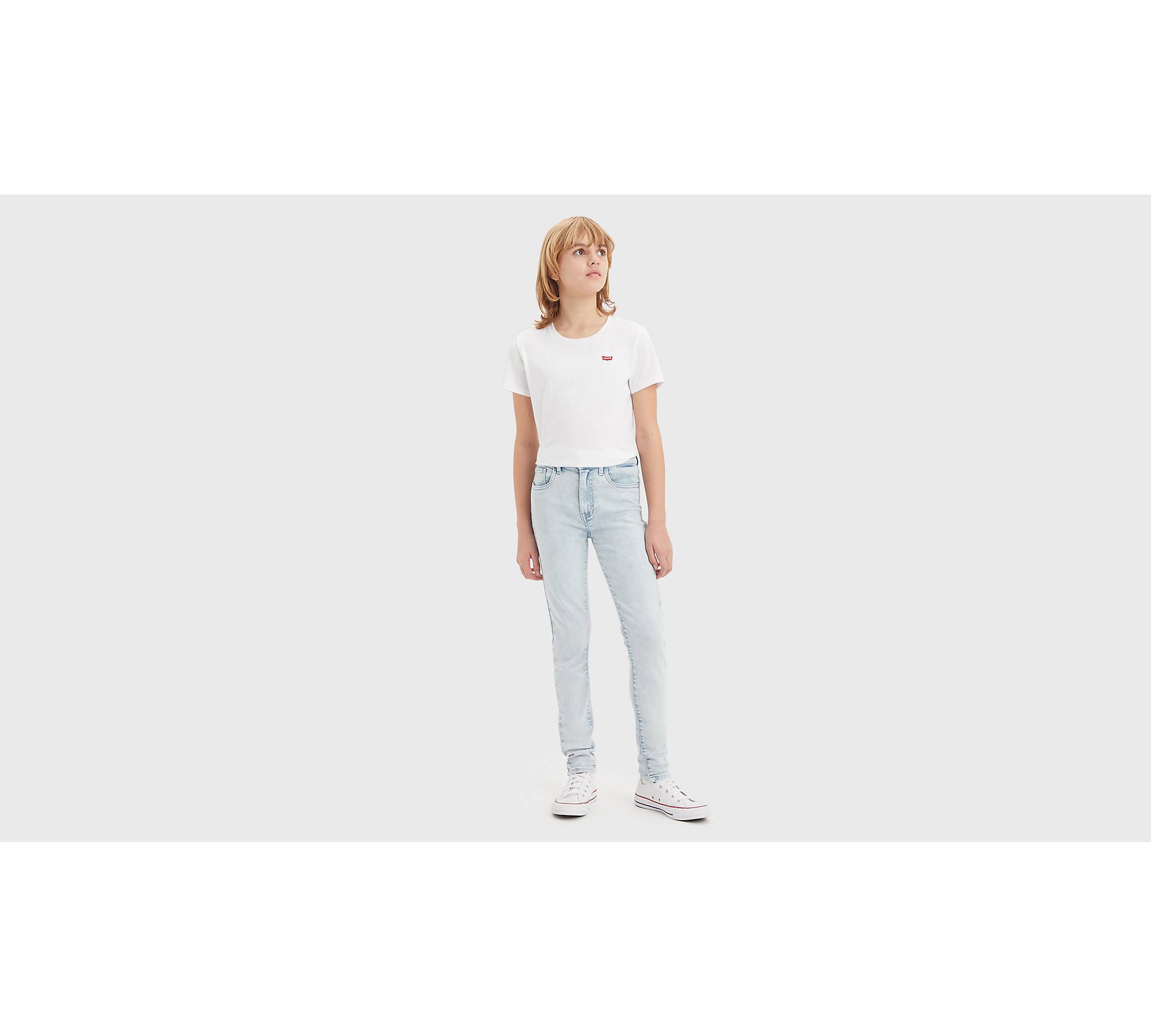 720™ Superskinny Jeans met hoge taille voor tieners 1