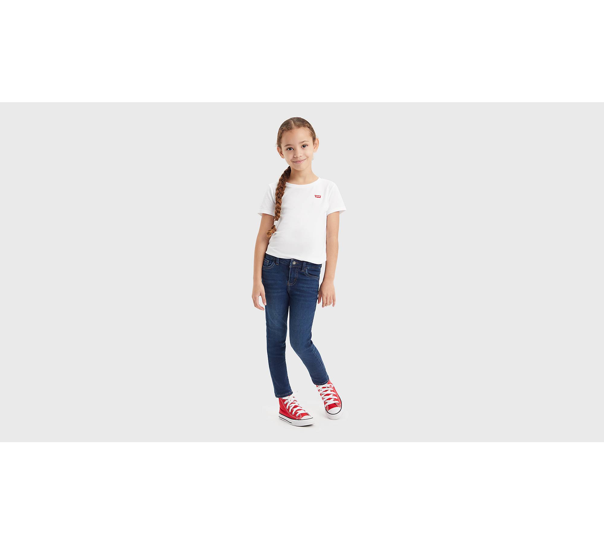 Zeal kommentator Komedieserie 710™ Super Skinny Jeans Til Børn - Blå | Levi's® DK