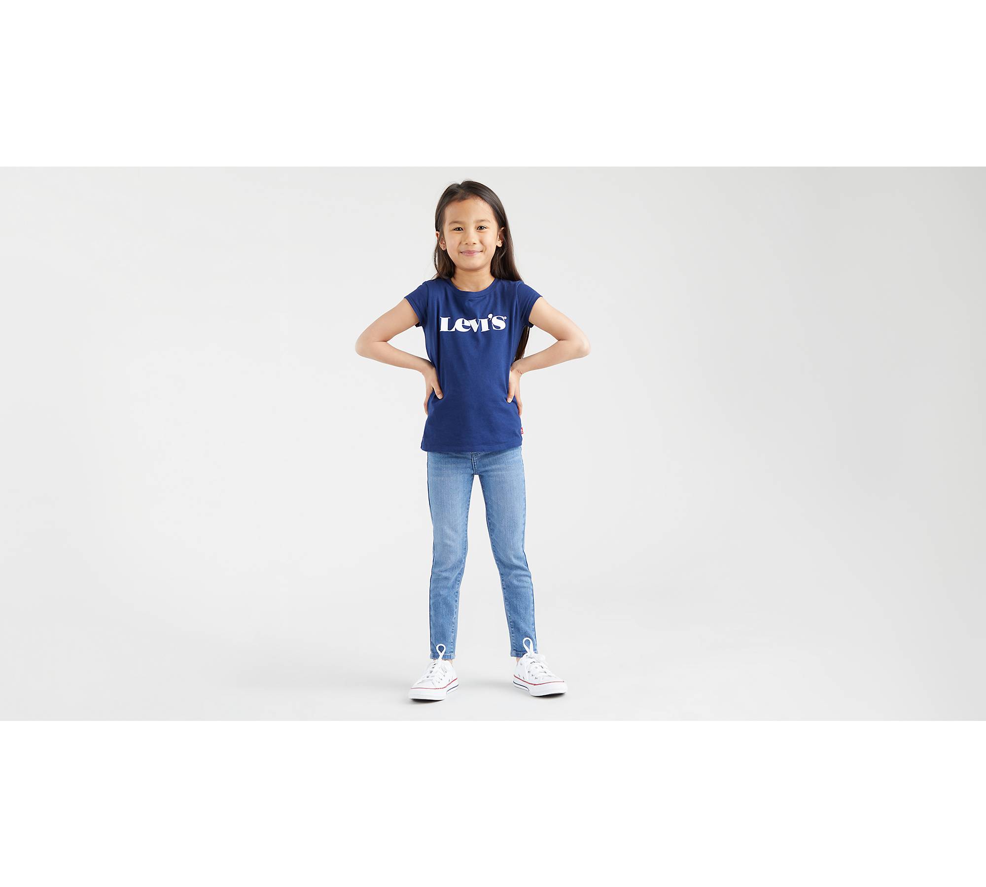 Perfervid Sløset tendens 710™ Super Skinny Jeans Til Børn - Blå | Levi's® DK