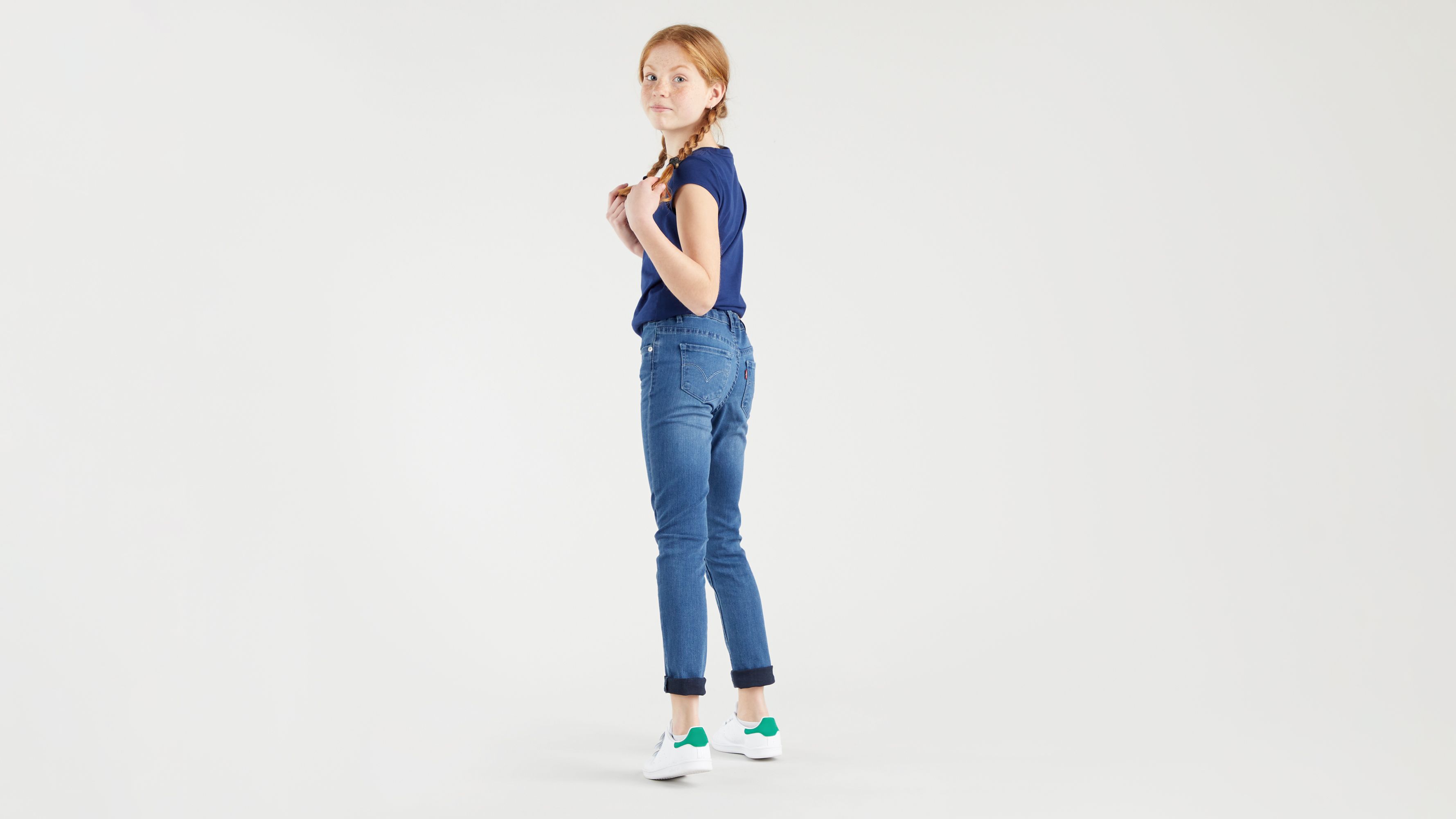Tight Jeans Back Little Girl Blue Jeans 3+ Thousand Little Girl