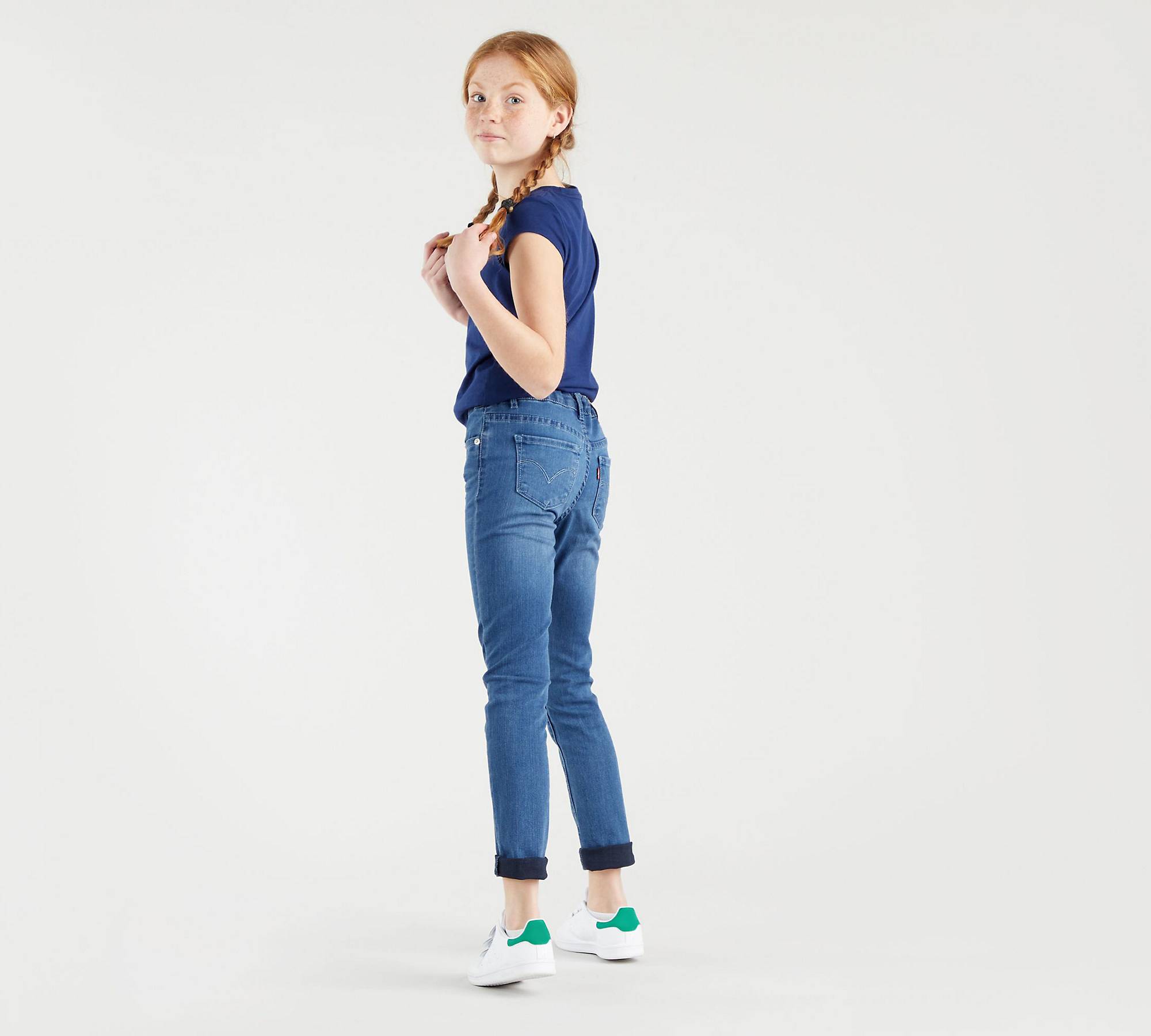 Teenager 710™ Super Skinny Jeans - Blue | Levi's® BE