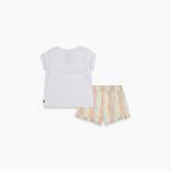 Completo con short e T-shirt con conchiglia per neonati 5