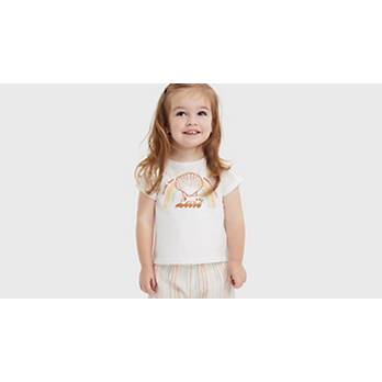 Set van T-shirt met shelpen en short voor baby’s 3