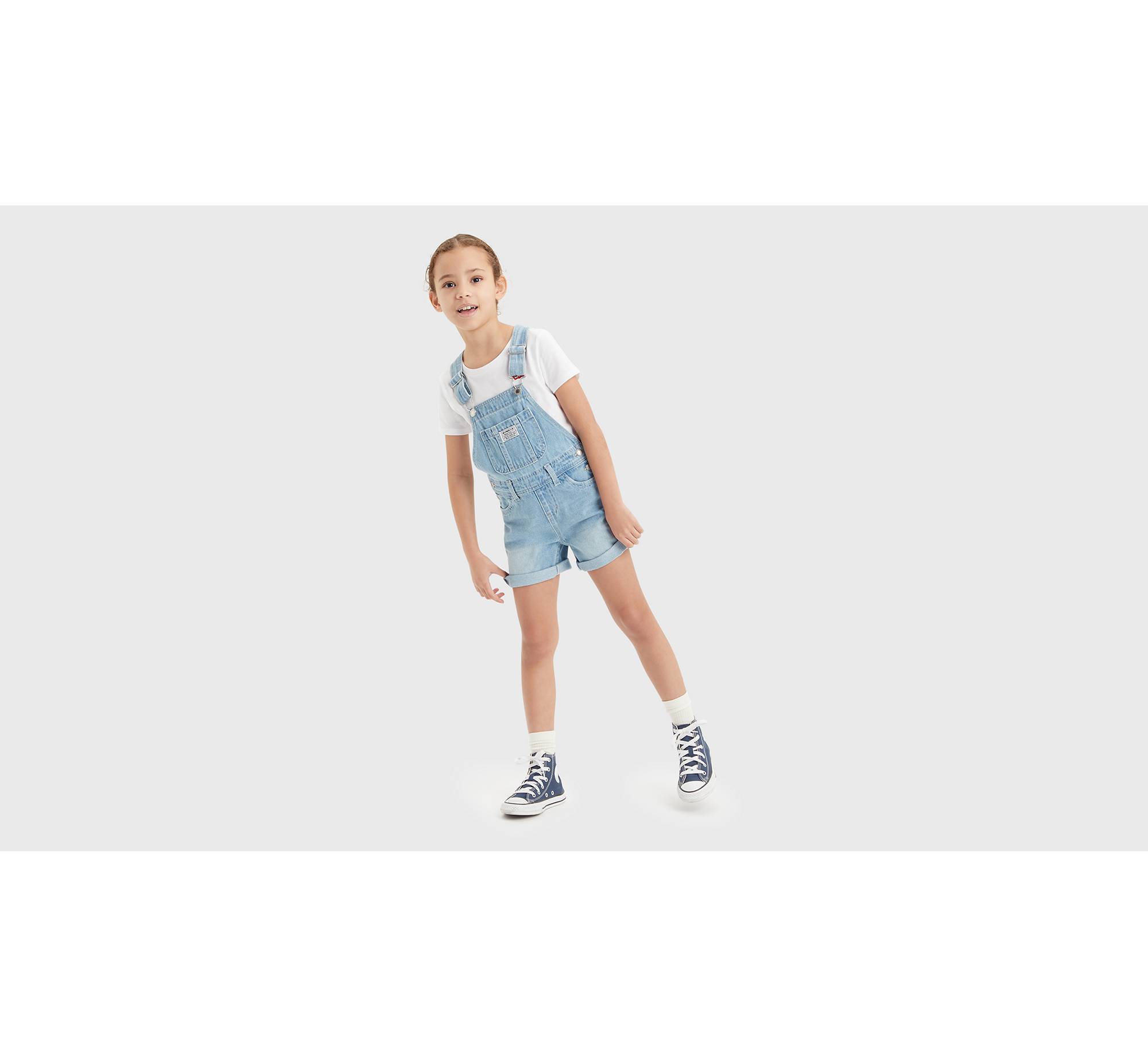 Klassiske overalls med korte ben til børn 1