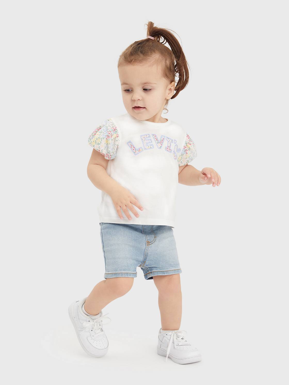 Baby Floral Sleeve Tee And Short Set 1