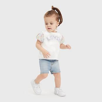 Baby Floral Sleeve Tee And Short Set 1