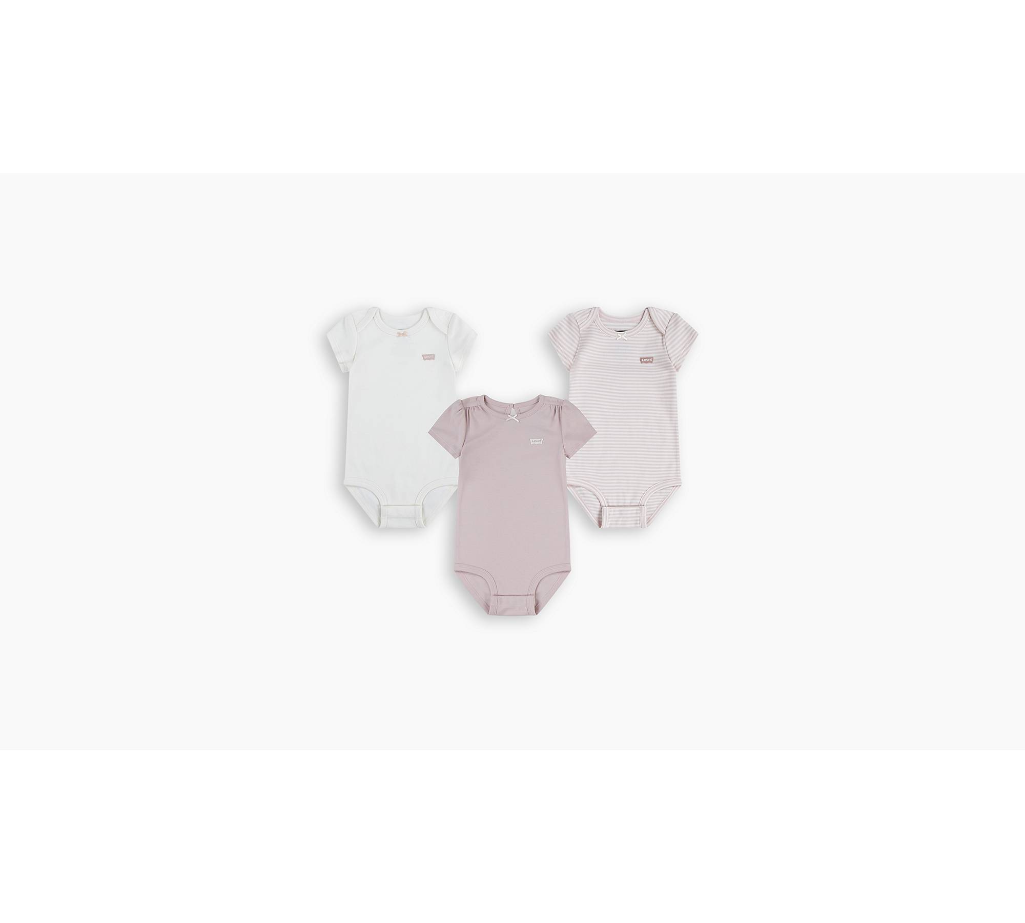 Baby Bow Bodysuit-Set – 3er-Pack 1