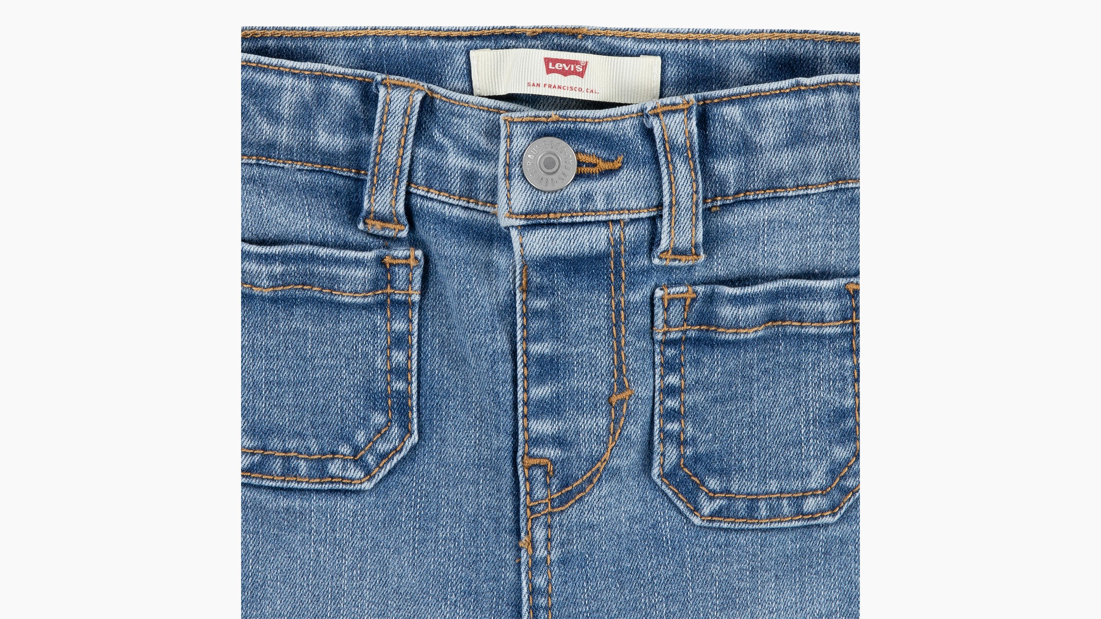 Completo due pezzi T-shirt e jeans svasati neonata 4