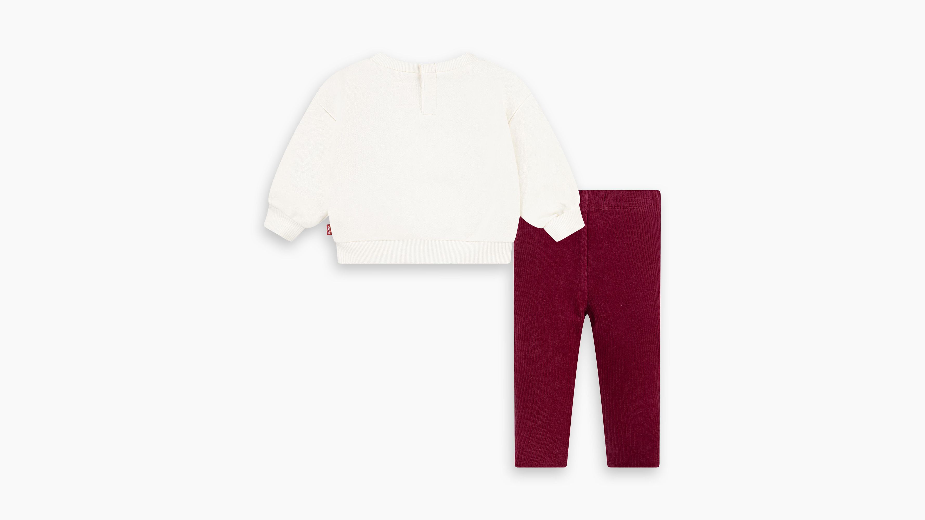 Completo leggings e girocollo a tulipano neonata 4