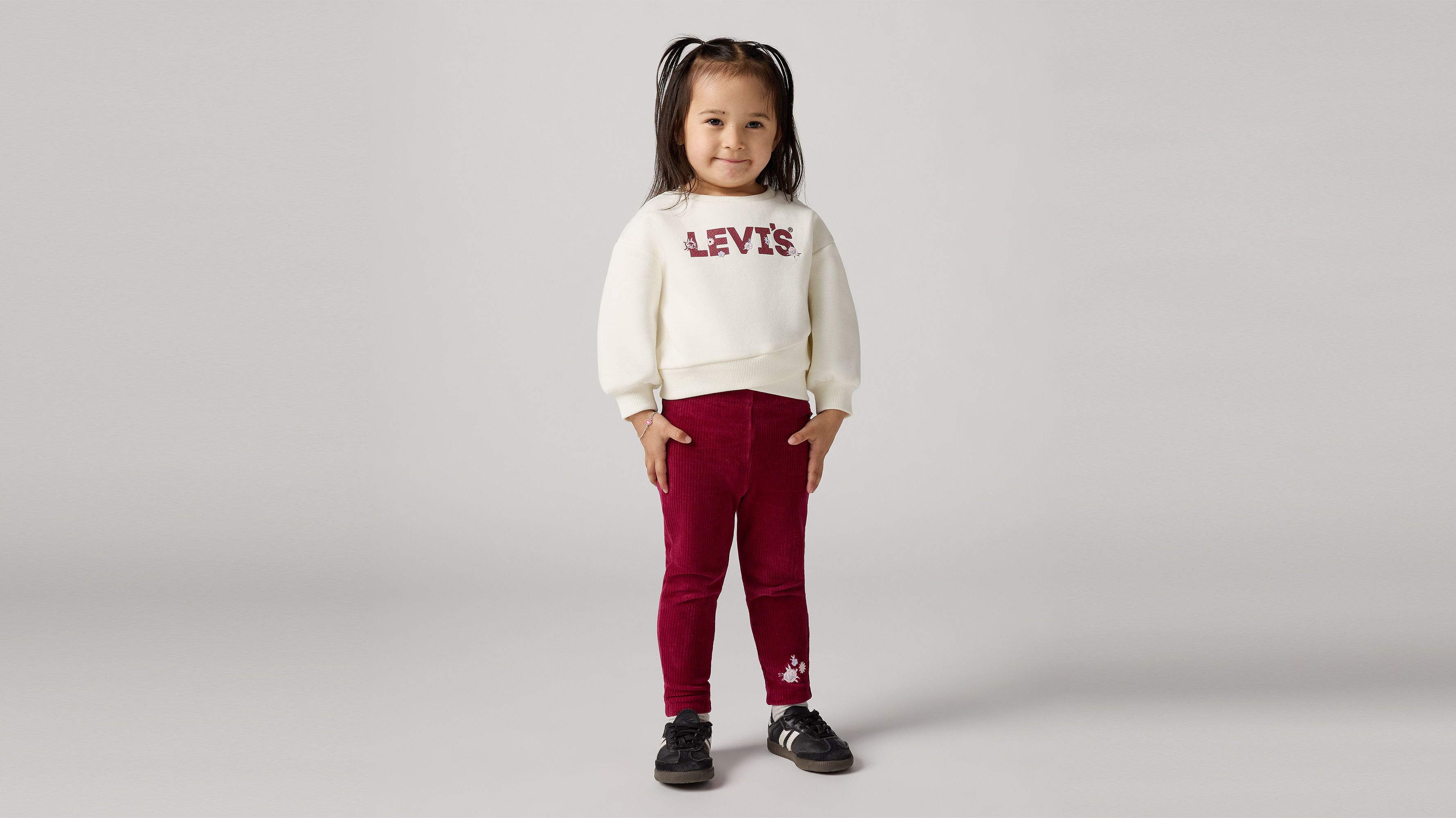 Completo leggings e girocollo a tulipano neonata 1