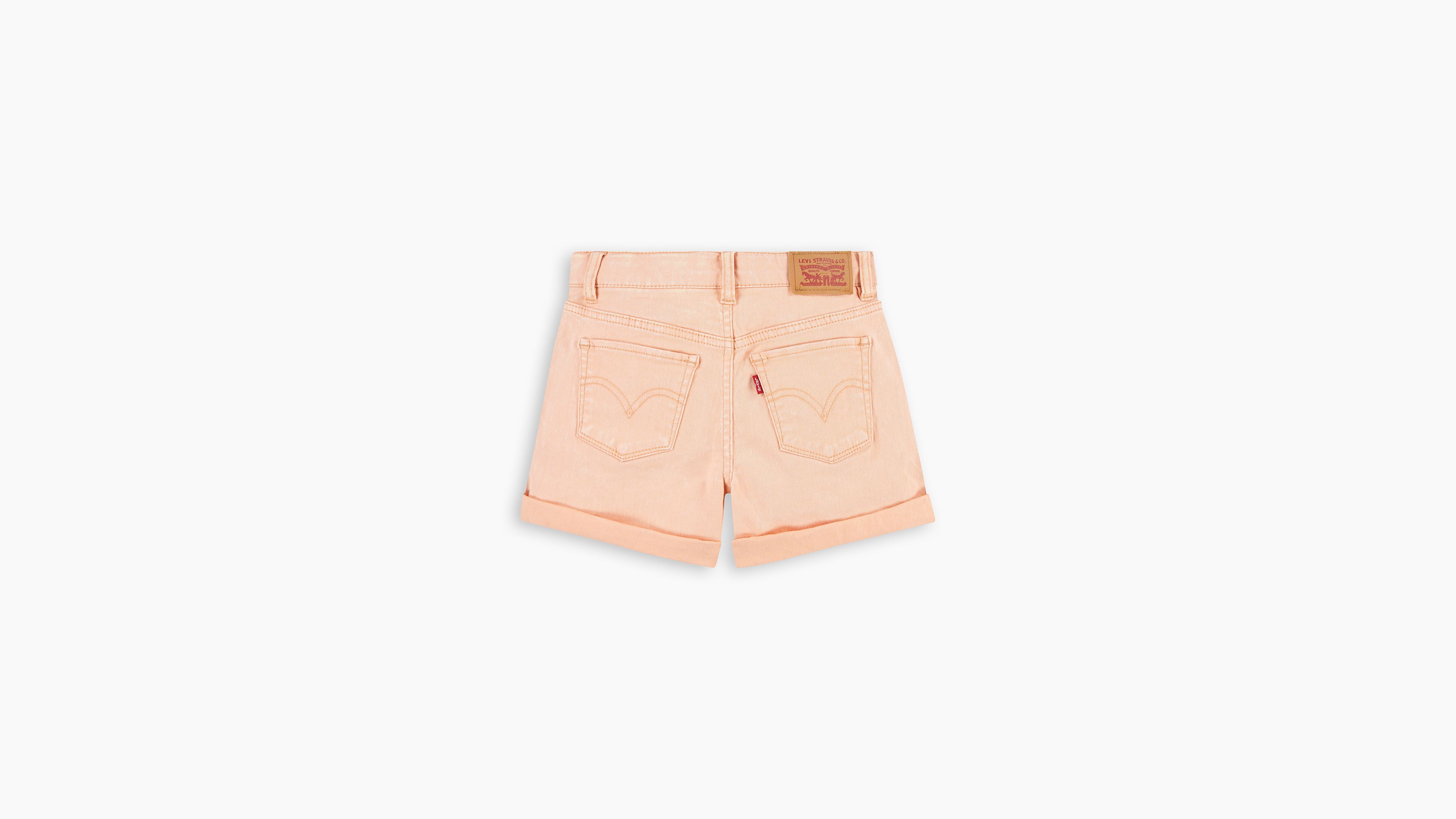 Short Mini Mom in twill con risvolto per teenager 2