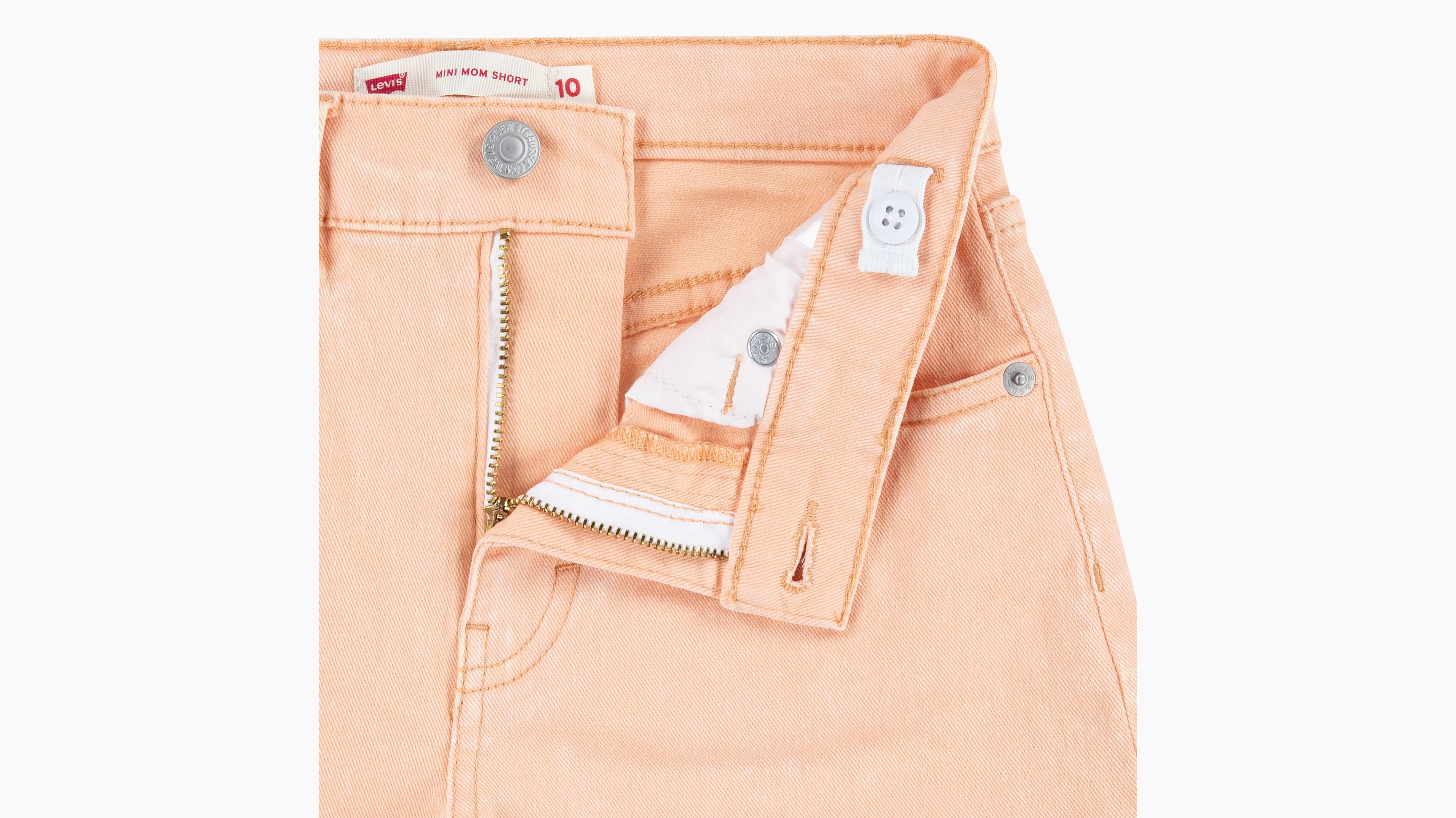 Short Mini Mom in twill con risvolto per teenager 4