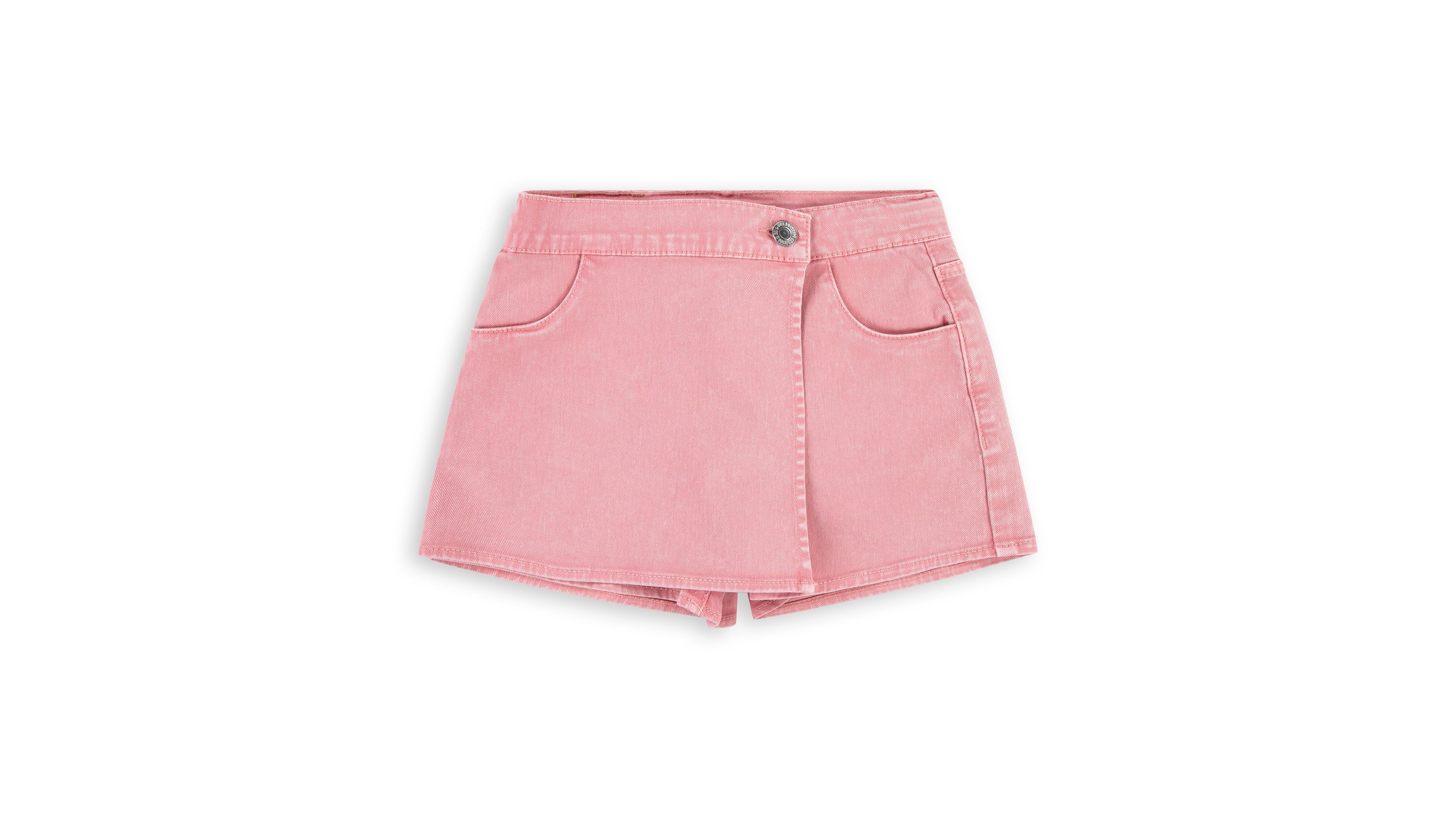 Pigmentfarvet denimnederdel 1