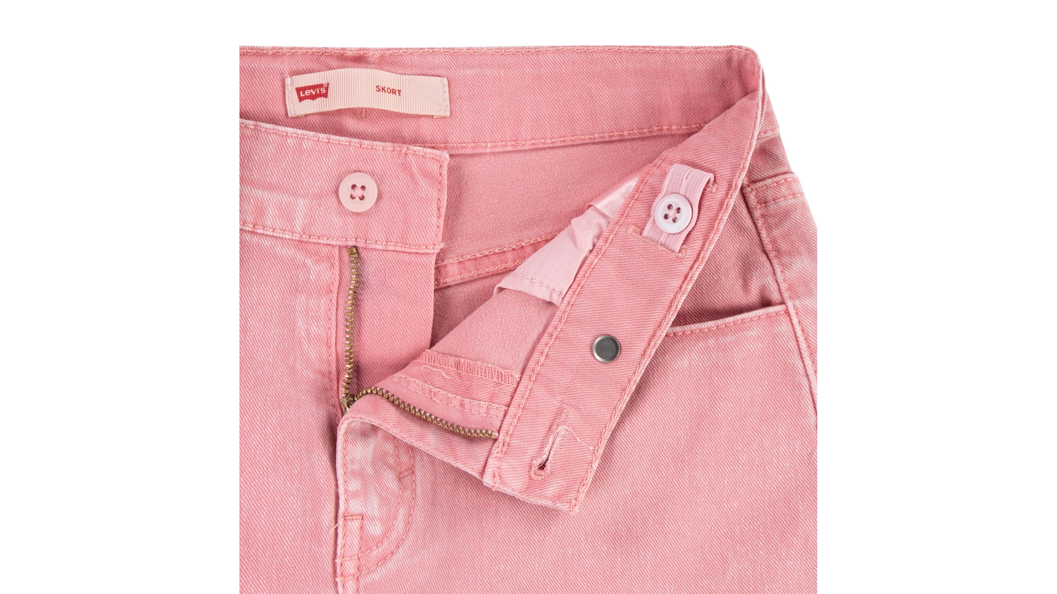 Falda pantalón denim teñida con pigmentos 3