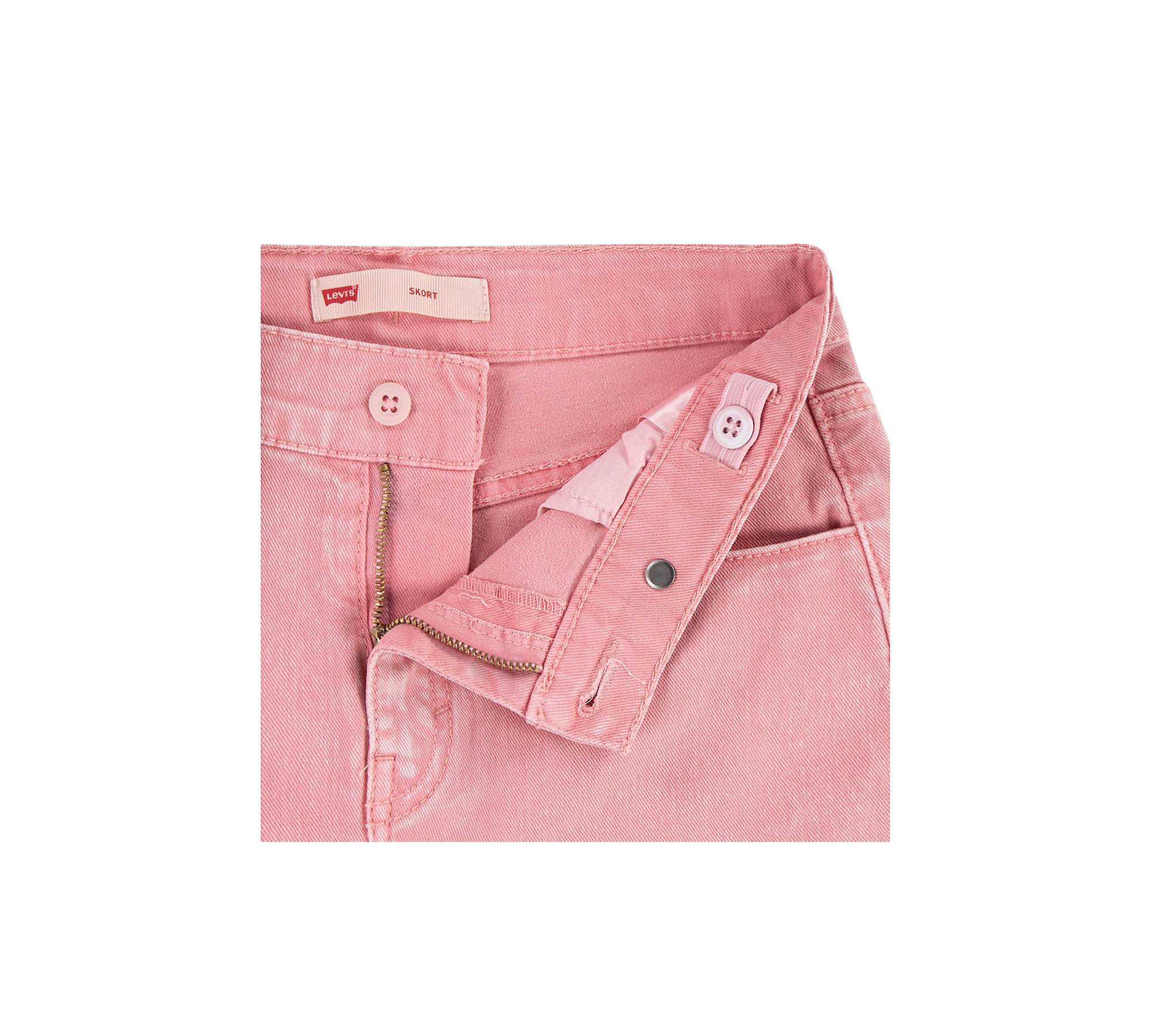 Teenager Pigment Dyed Denim Skort - Pink | Levi's® GB