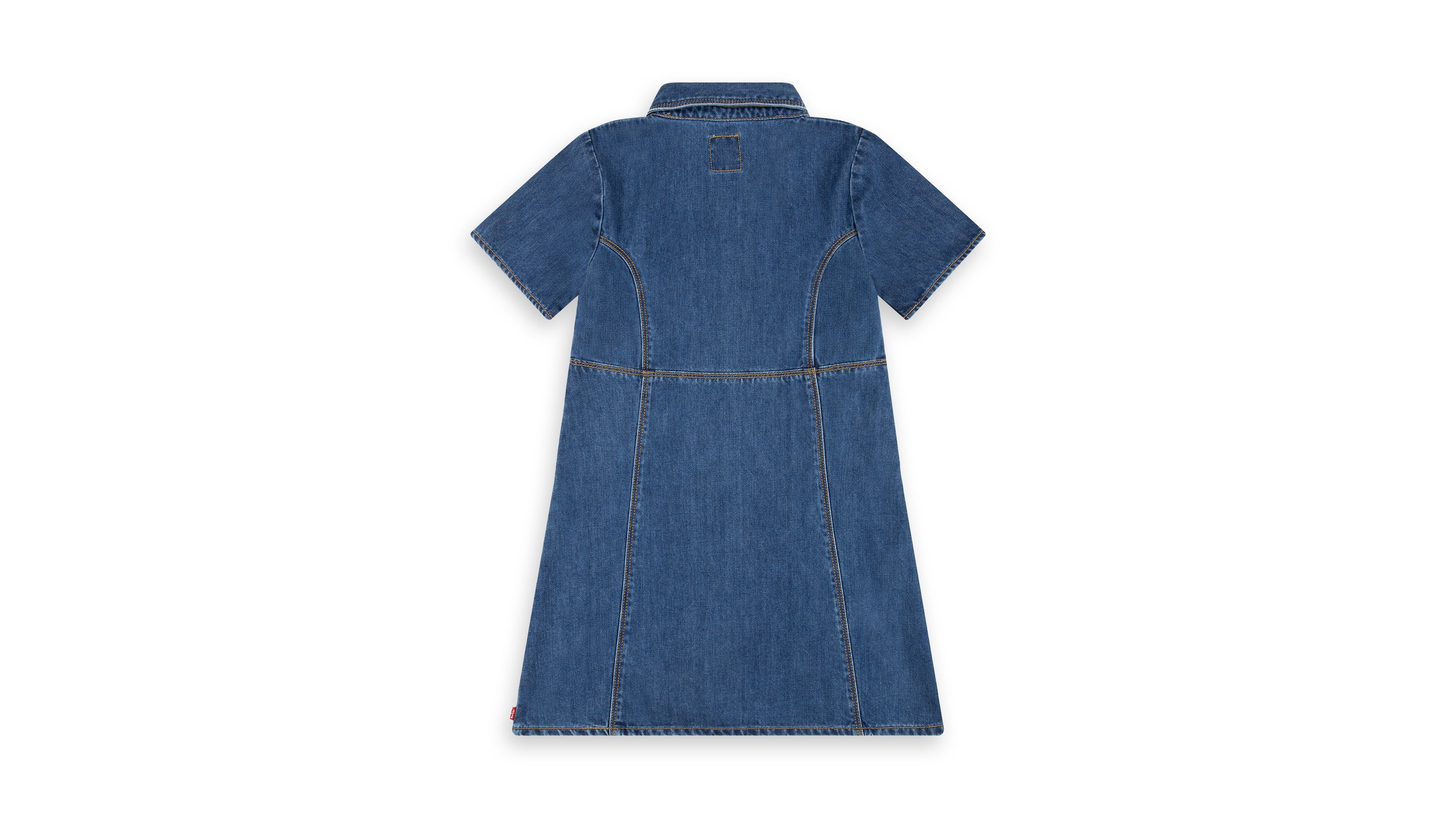 Robe denim boutonnée devant 5