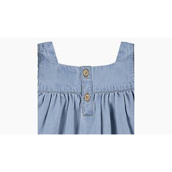 Baby Flutter Sleeve Denim Dress 6