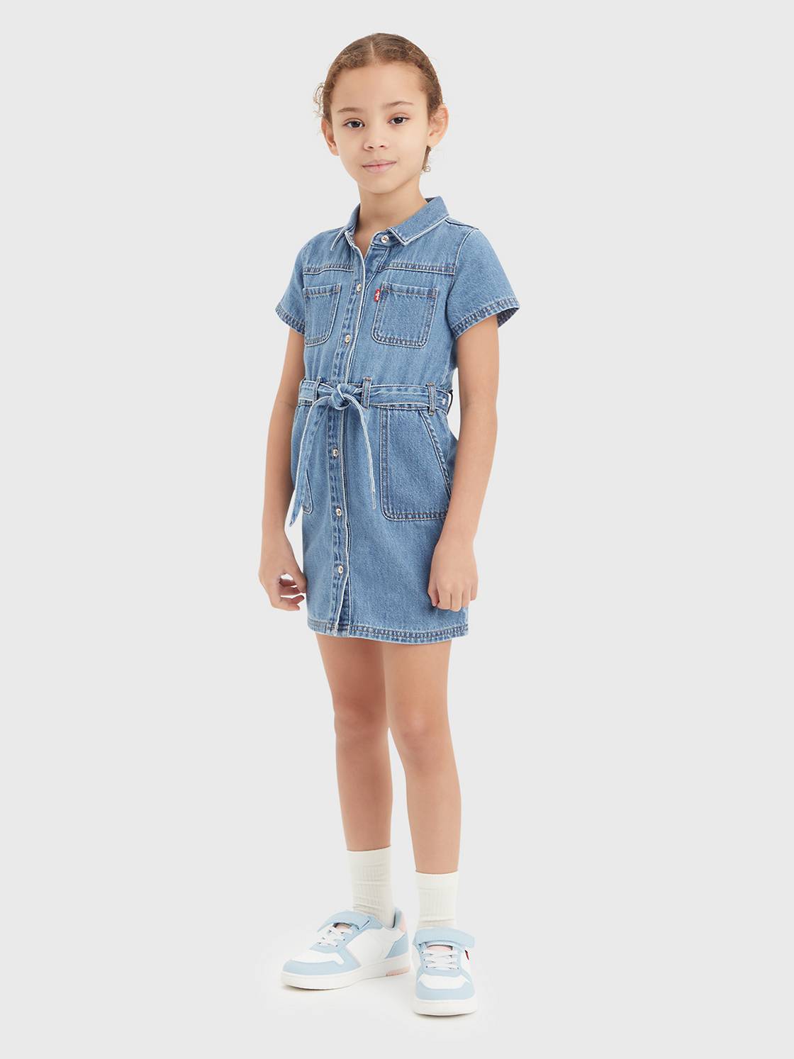 Kids Organic Utility Dress 1