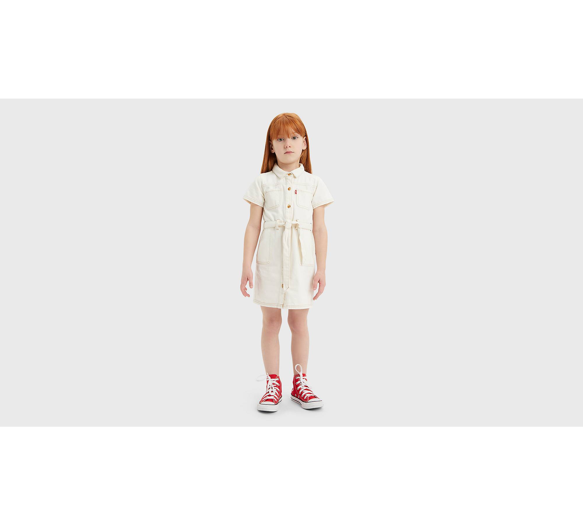 Biologische casual jurk voor kinderen 1