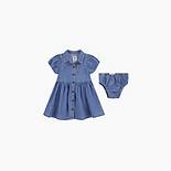 Baby Bubble Sleeve Shirt Dress 4