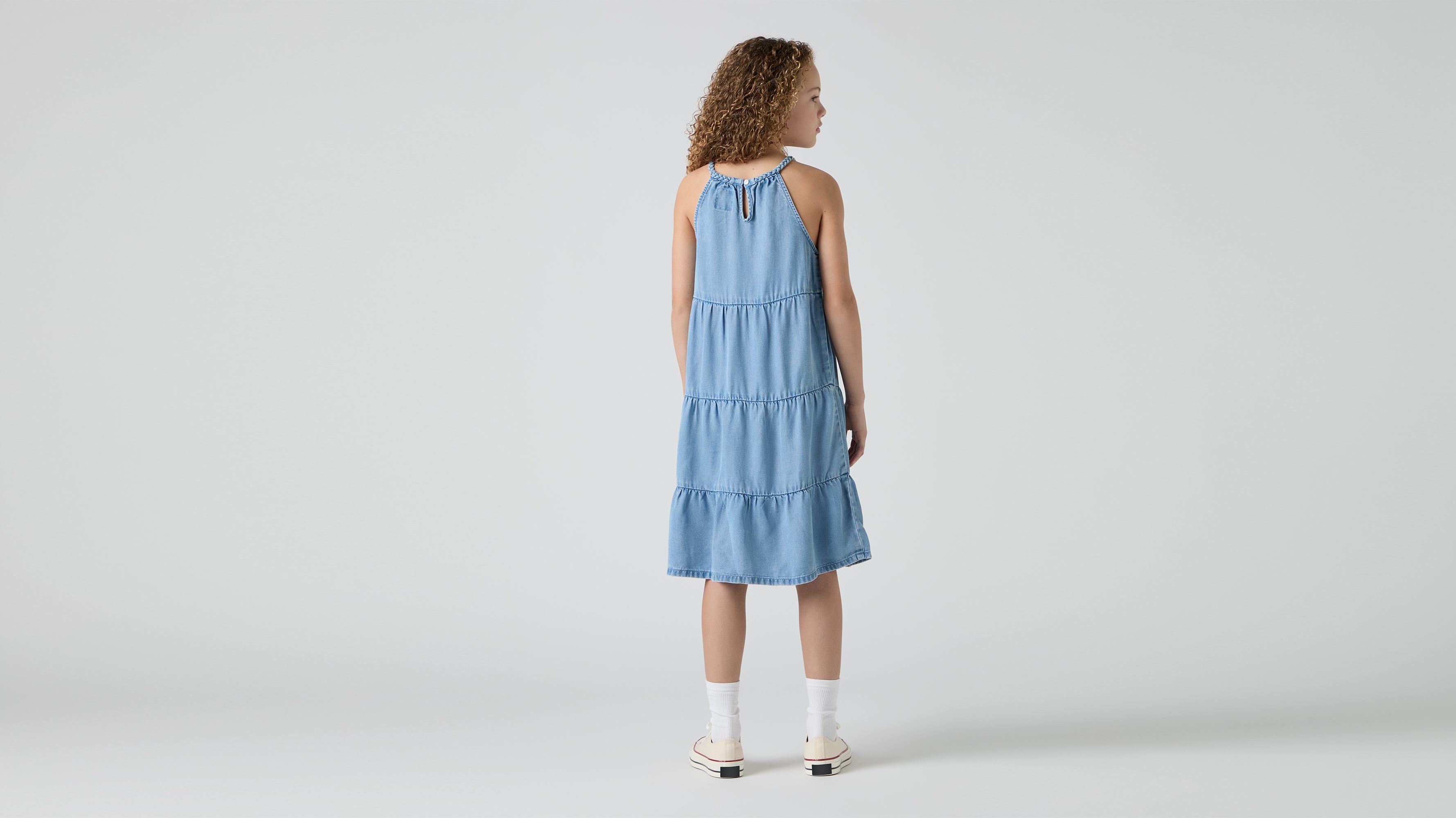 Teenager Neckholder Stufenkleid 2