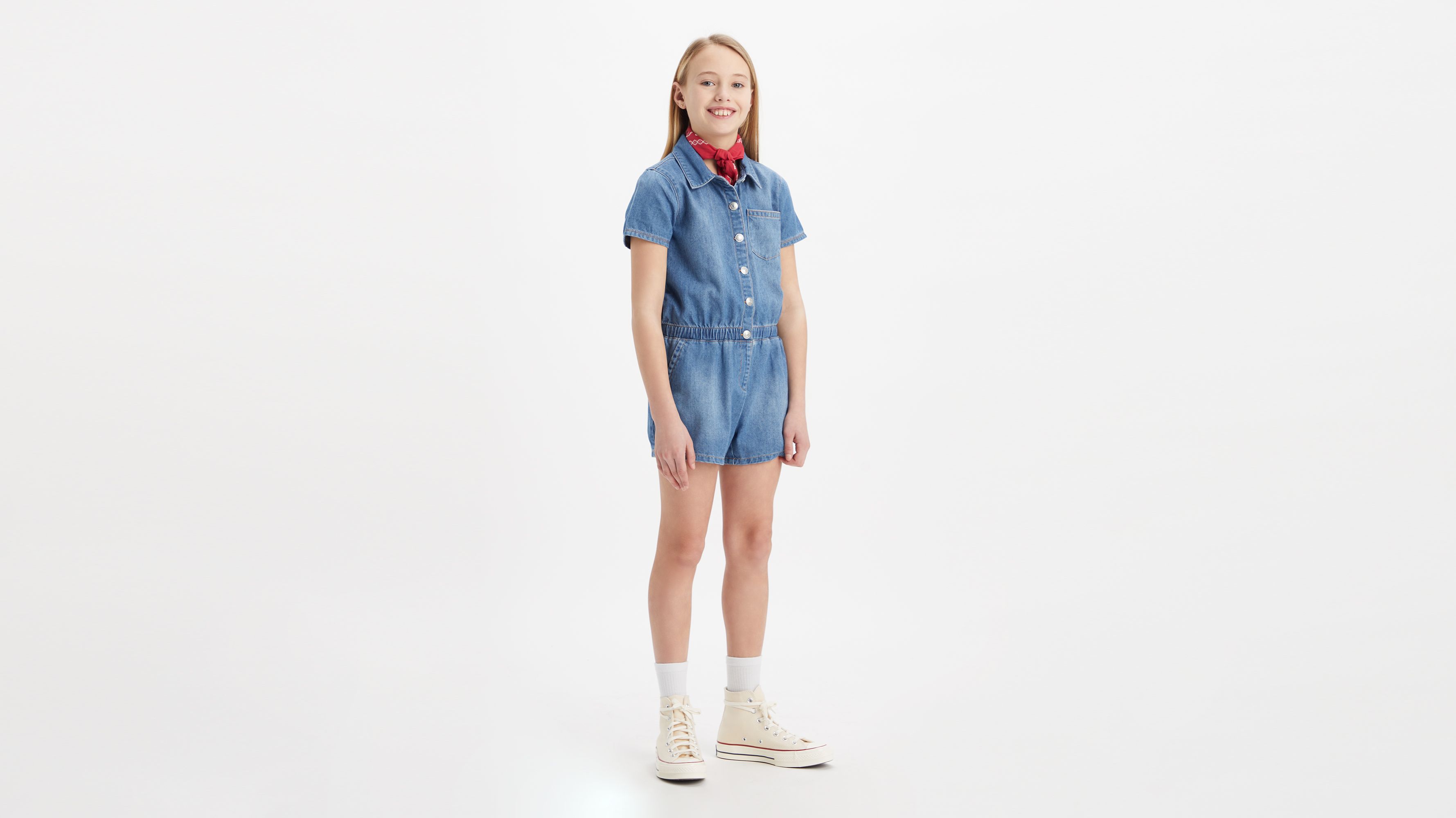 Jeans rompers for sales teenager