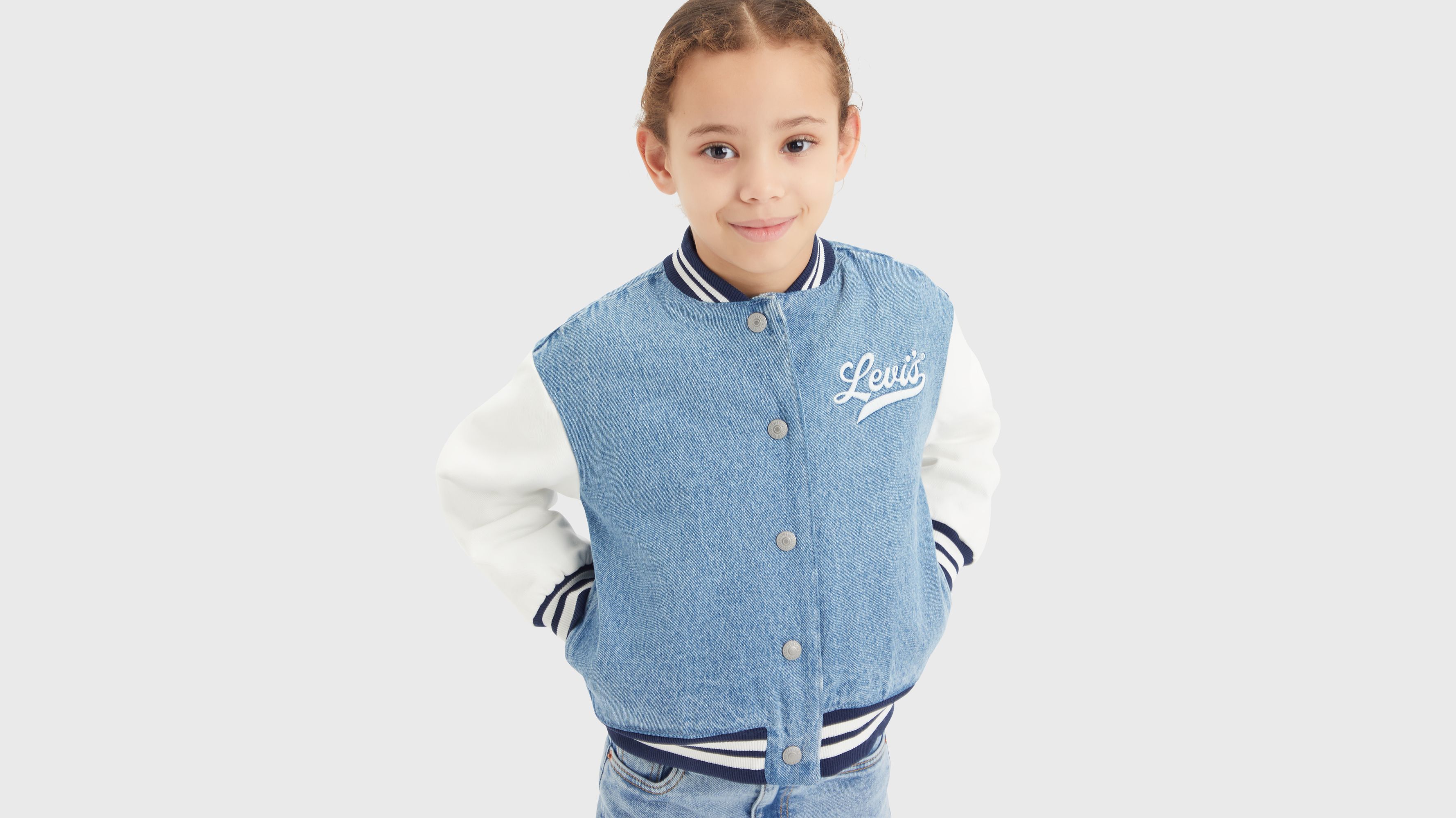 Bomber in denim per bambini 3