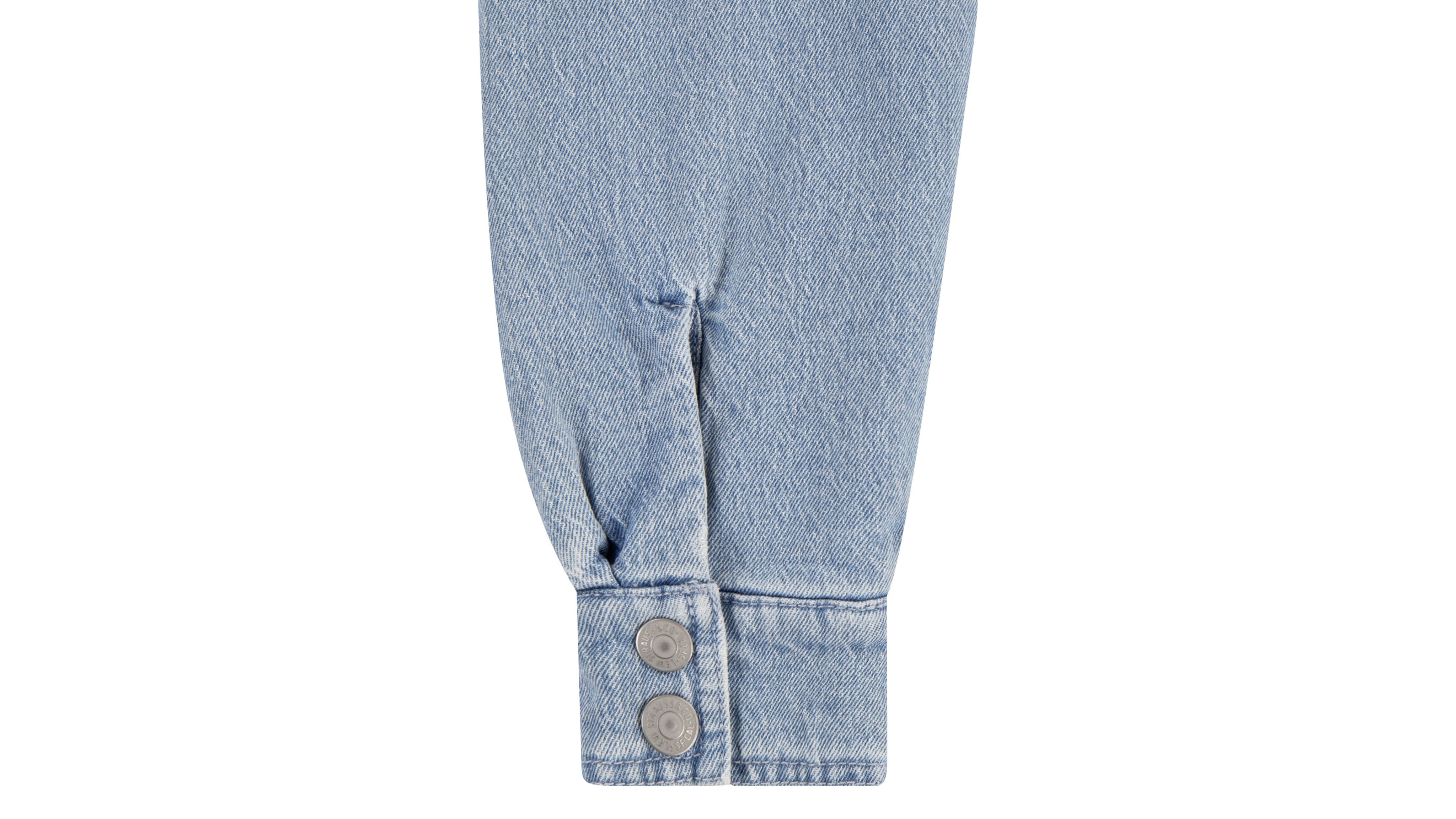 Retro Denim Trucker Jacket voor tieners 8