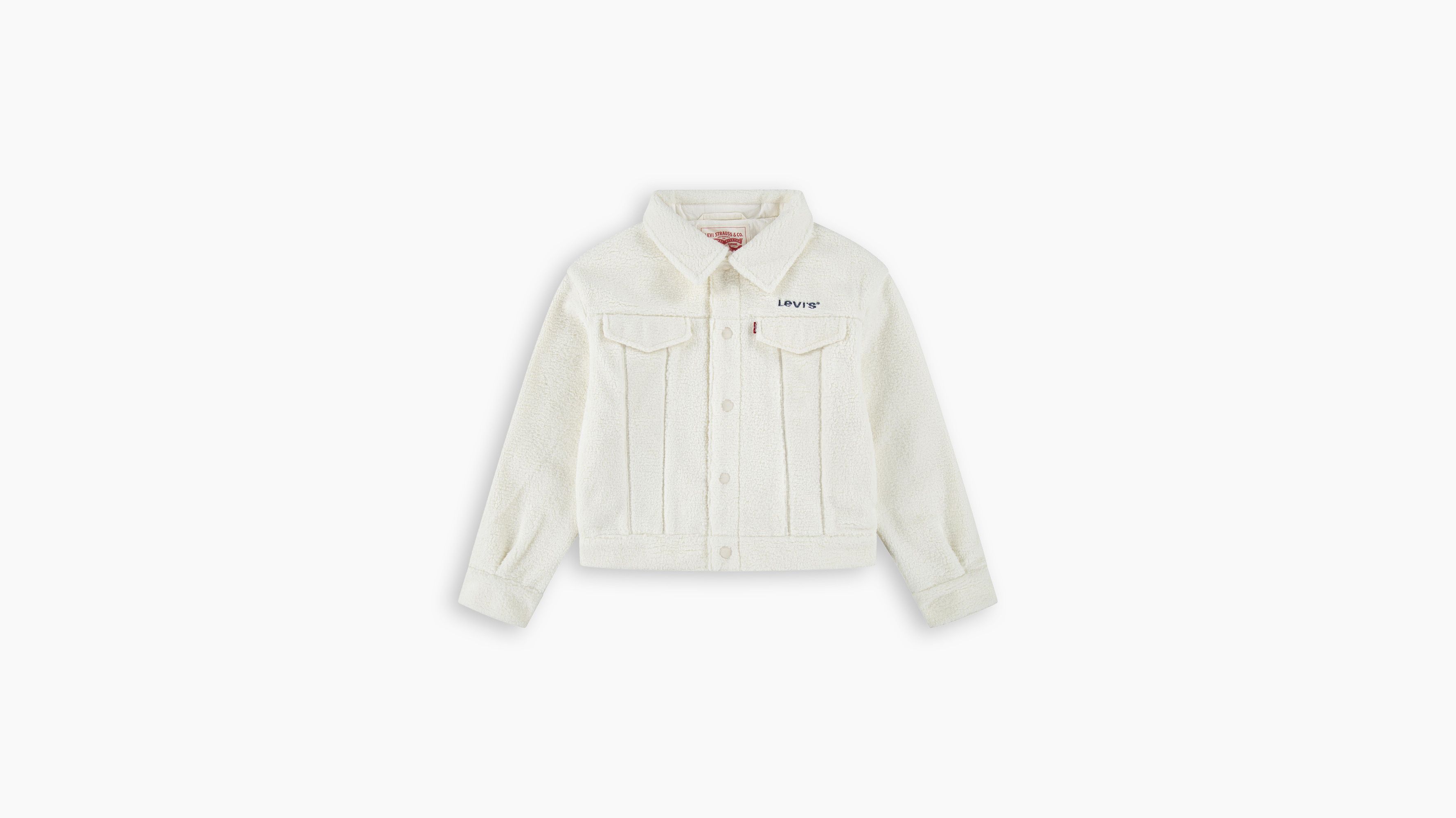 Chaqueta de borreguito Boxy Fit para adolescentes 4