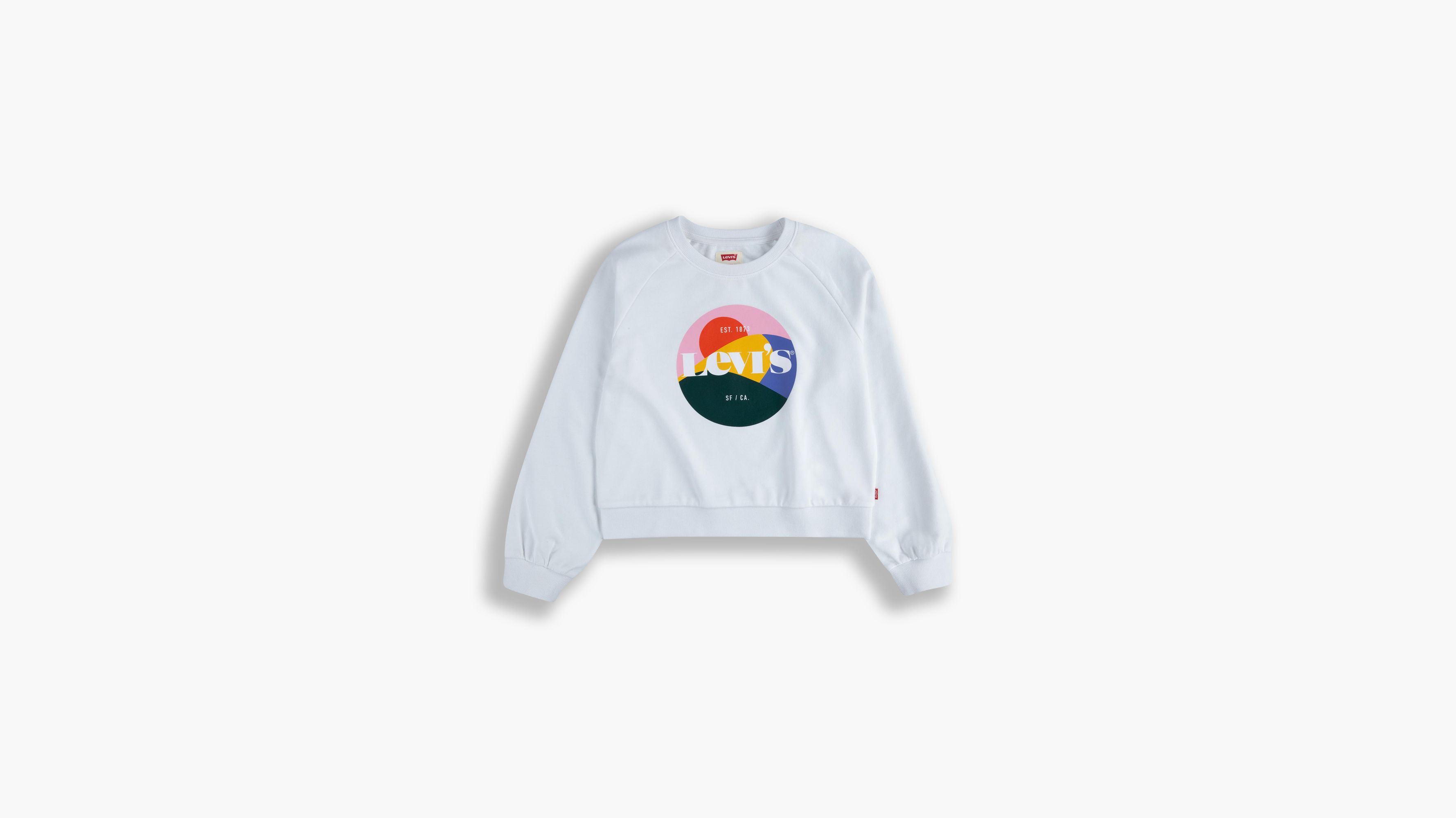 levis raglan sweatshirt