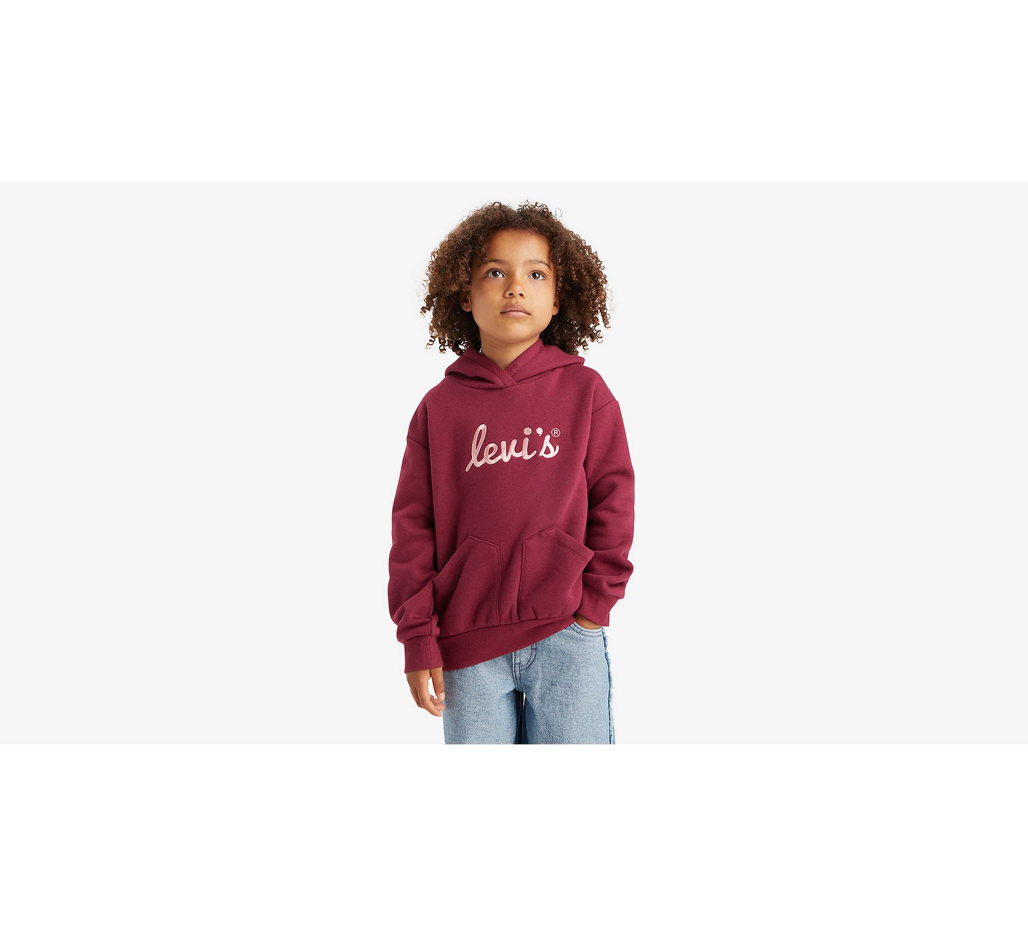 Kinder-hoodie Mit Poster-logo - Violett | Levi's® DE