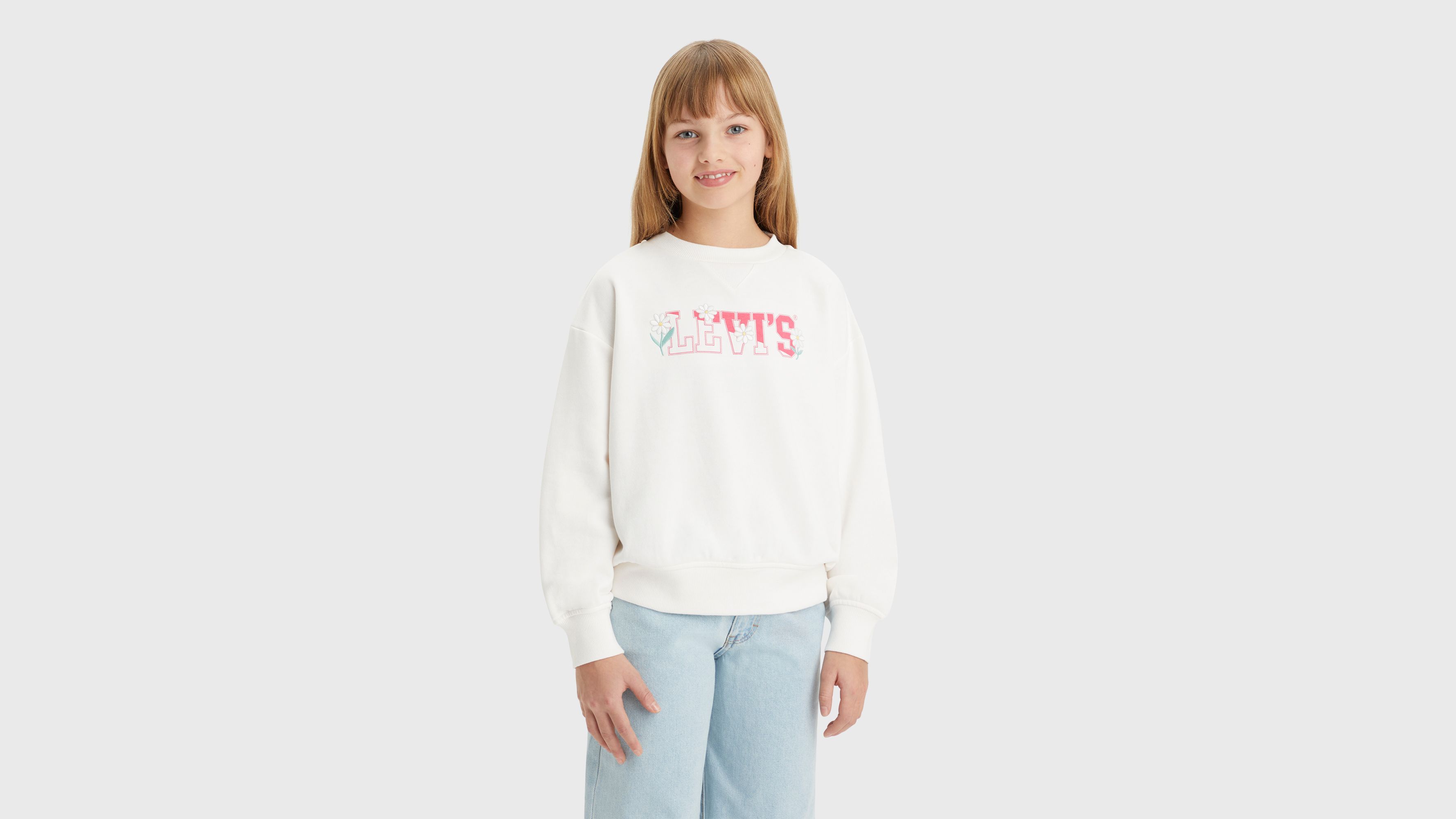 Sweat-shirt Fille Matalan Coton Blanc Taille 8 Ans - Cool Avec Motif