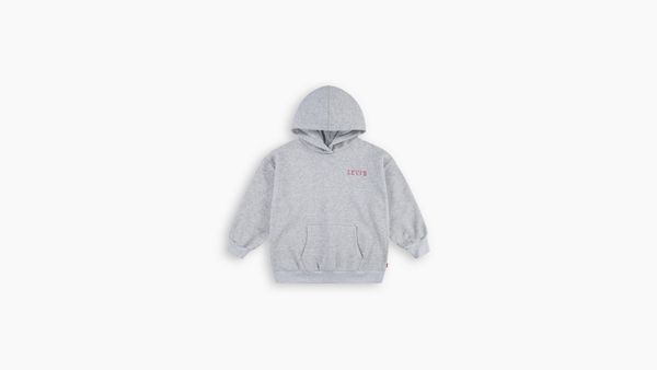 Teenager Levis Collegiate Hoodie — Light Gray Heather - Grey