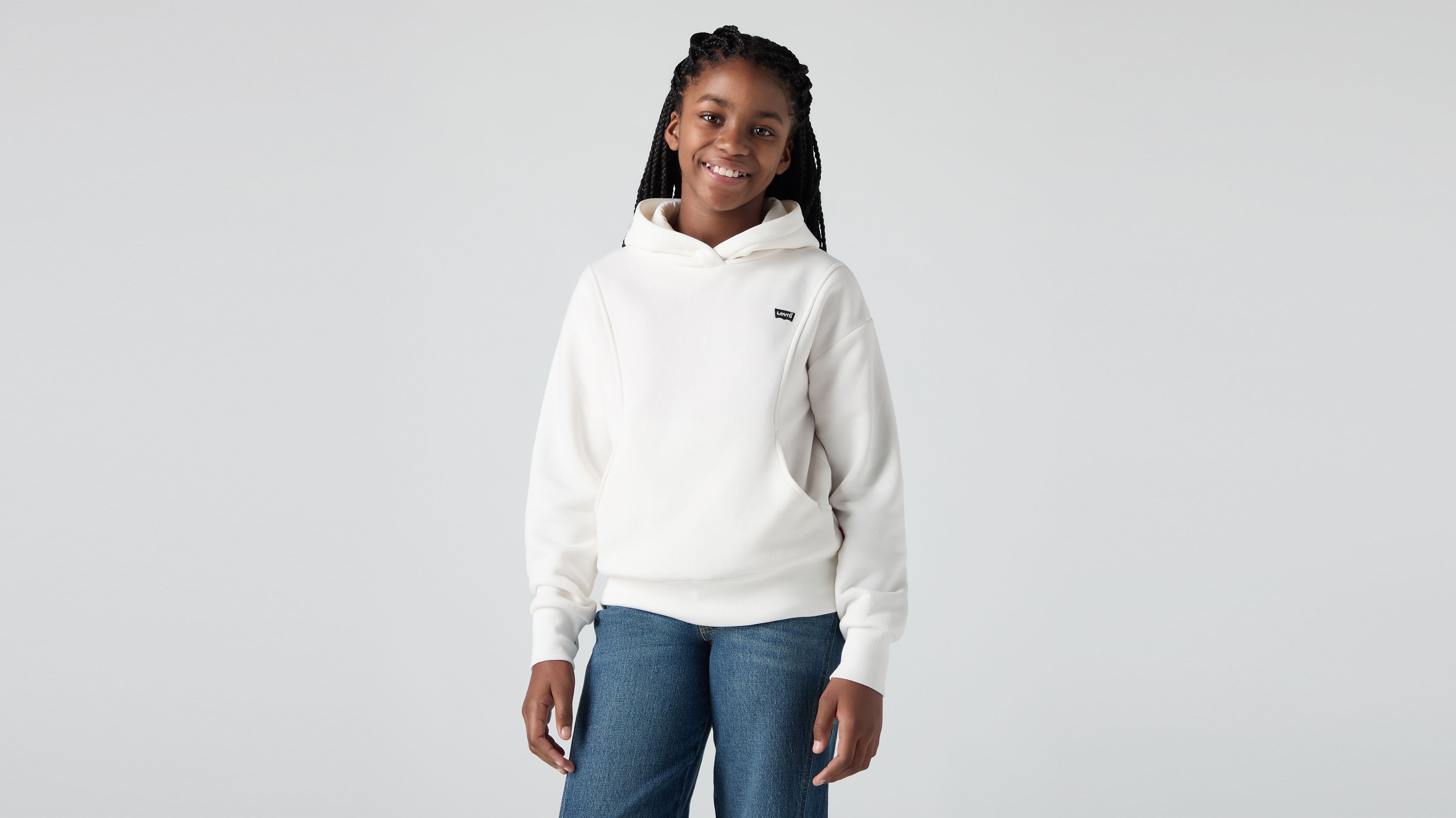 Sudadera con capucha Batwing Patch para adolescentes 15