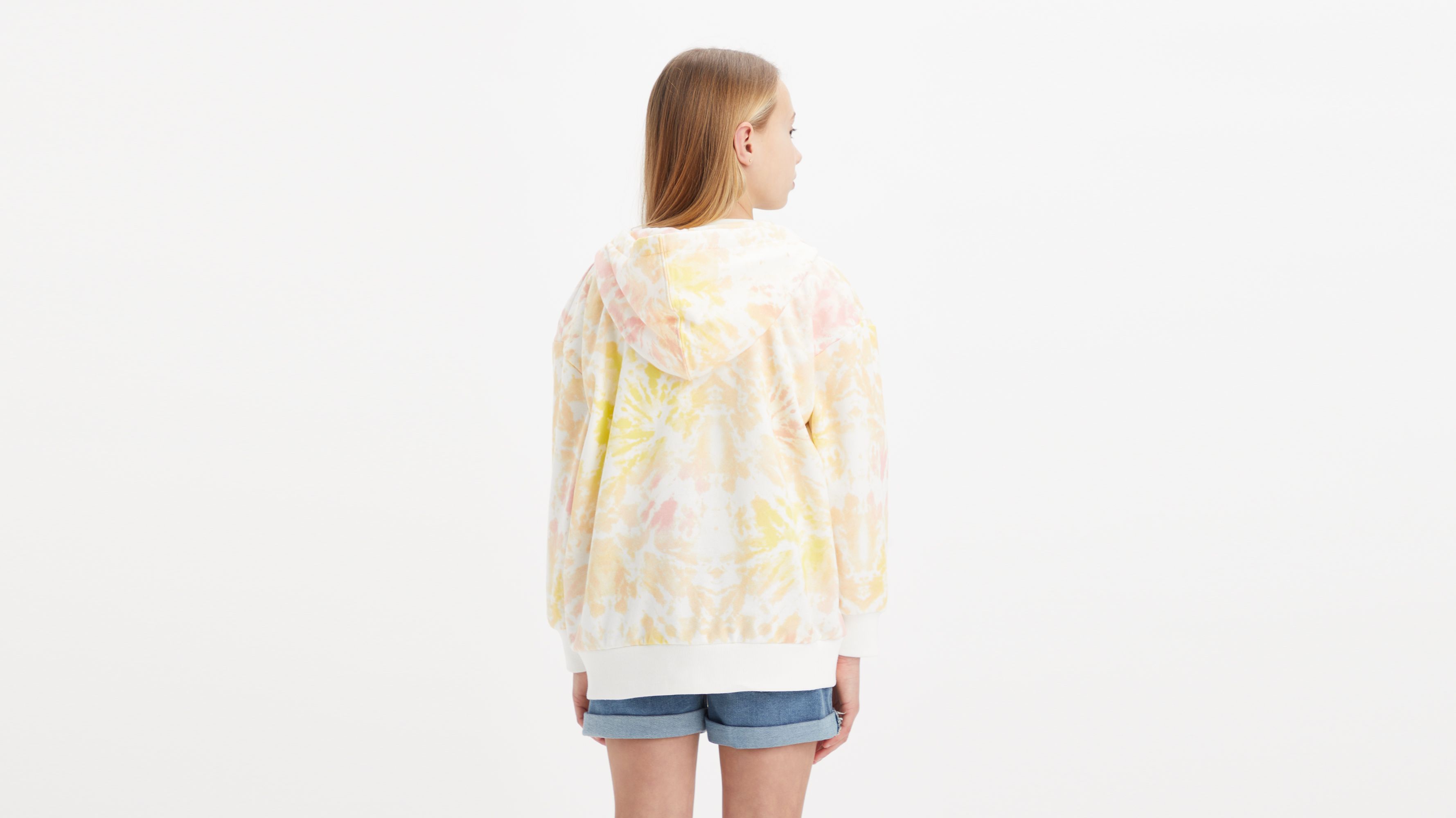 Sweat à capuche zip intégral oversize 2
