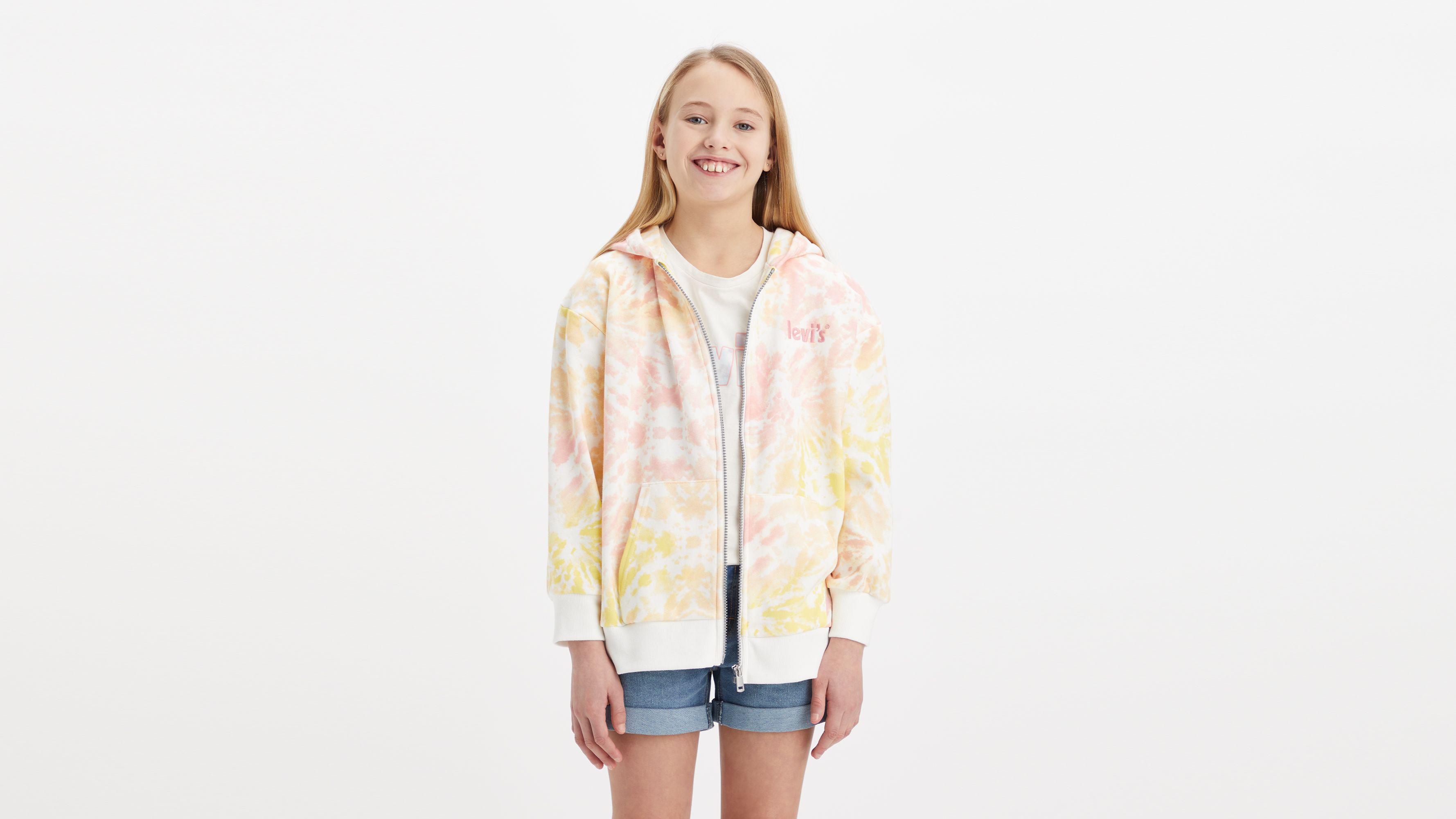 Sweat à capuche zip intégral oversize 1