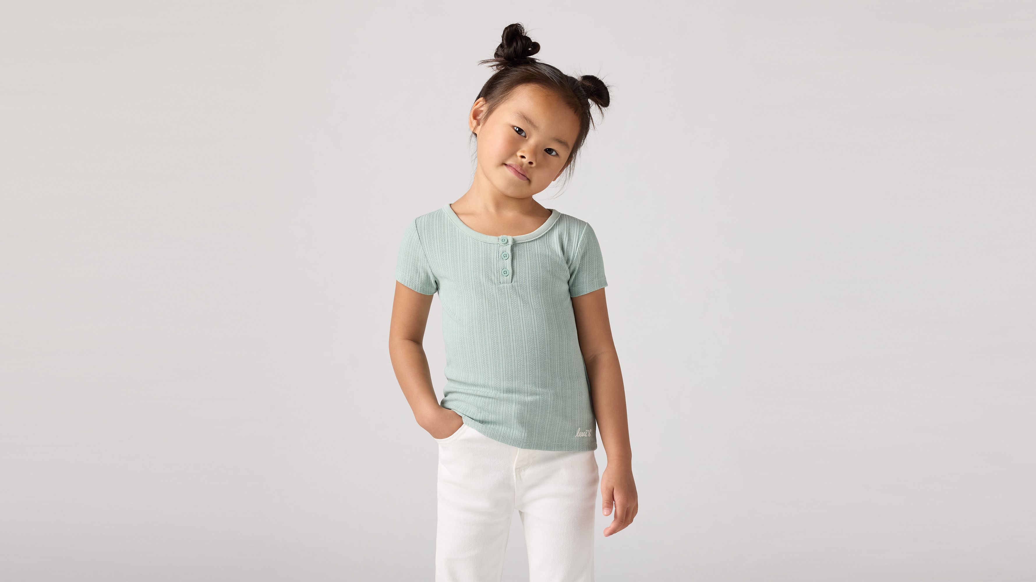 Kinder Rippstrick-Baby-Top 1